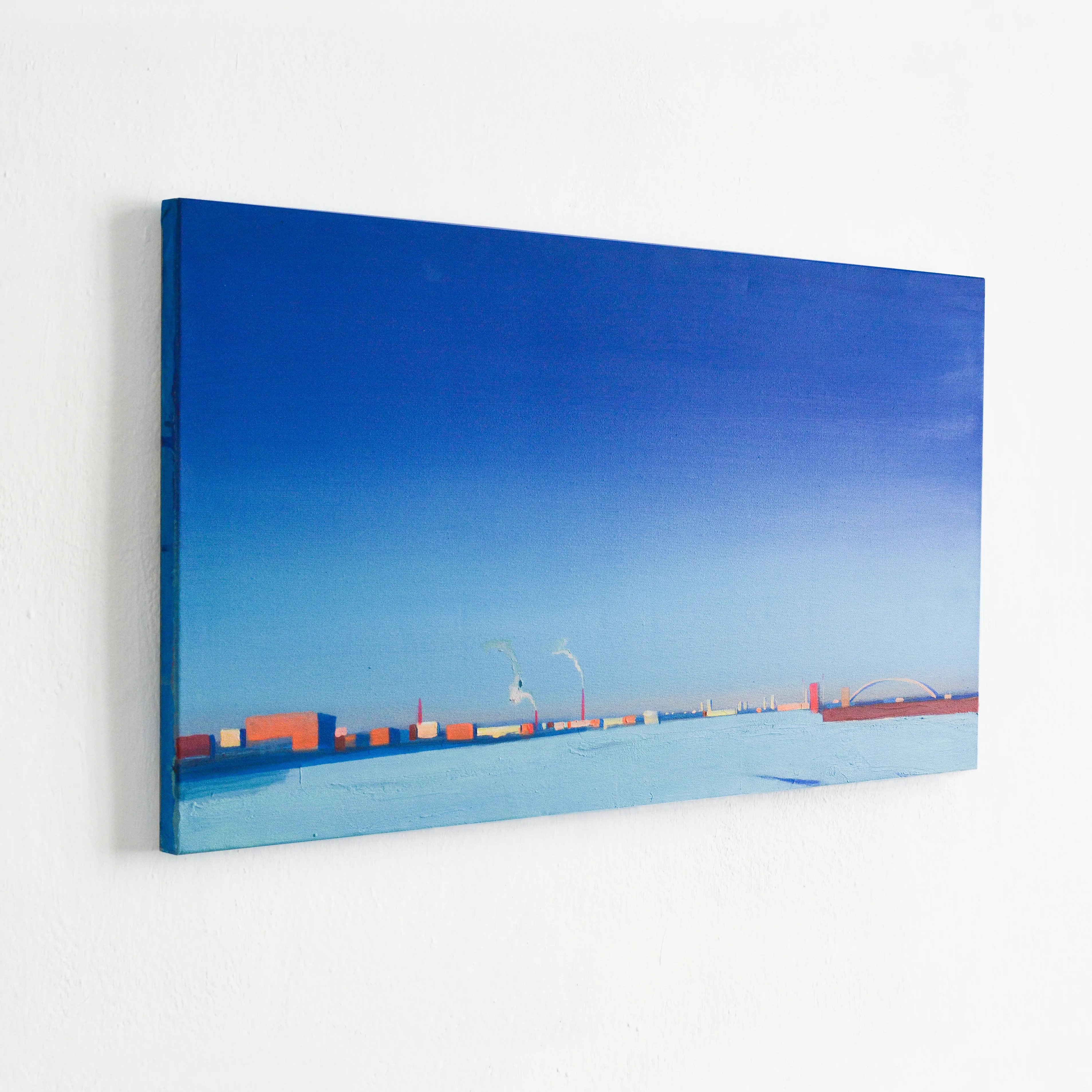 Image of  Sunny day. Podil by Igor Nekraha, size: 40x75, made of Acrylic on canvas, Painting medium, from Київ, part of the Acrylics series, priced at $500 Photo 2 of 4.