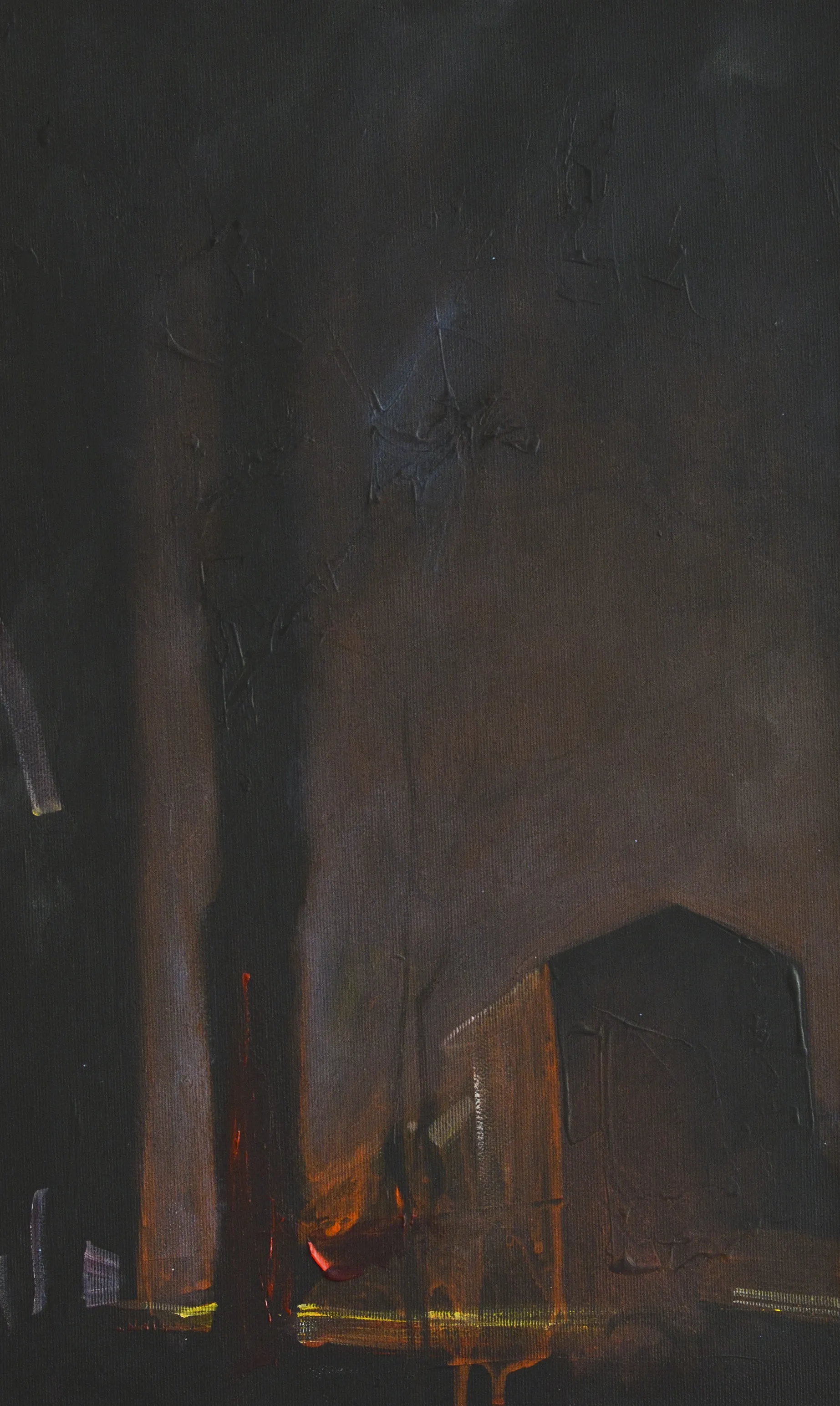 Зображення "Blackout on Gogolivska str" від Igor Nekraha, розмір: 50x30, матеріали: Acrylic on canvas, медіум: Живопис, місто: Kyiv, серія: Acrylics, ціна: $400 Фото 2 з 4.