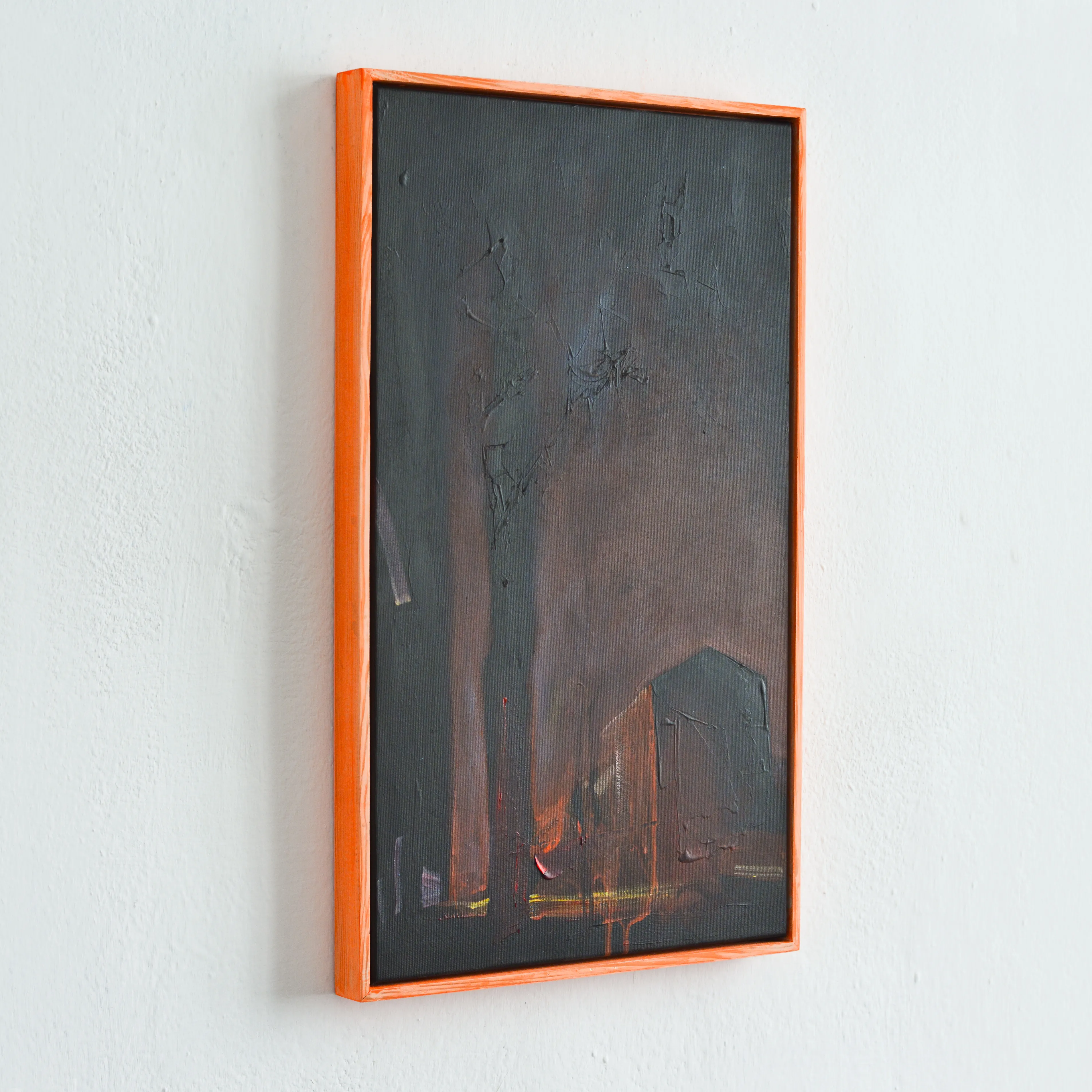 Image of Blackout on Gogolivska str by Igor Nekraha, size: 50x30, made of Acrylic on canvas, Painting medium, from Kyiv, part of the Acrylics series, priced at $400 Photo 3 of 4.
