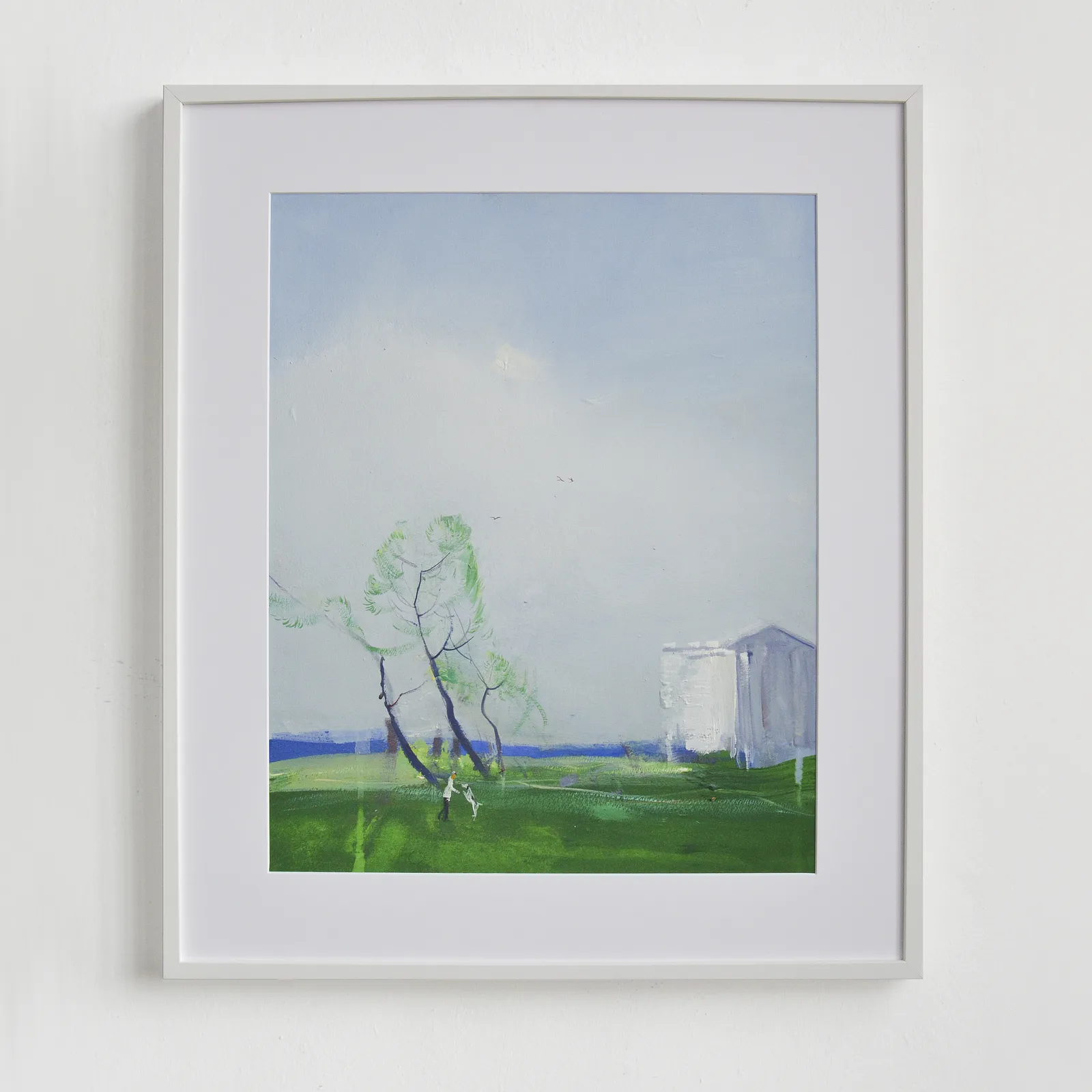 Зображення "Прогулянка з собакою. Пейзажка" від Igor Nekraha, розмір: 50x40, матеріали: Гуаш на папері, медіум: Живопис, місто: Ukraine, серія: Gouaches, ціна: $500 Фото 1 з 4.