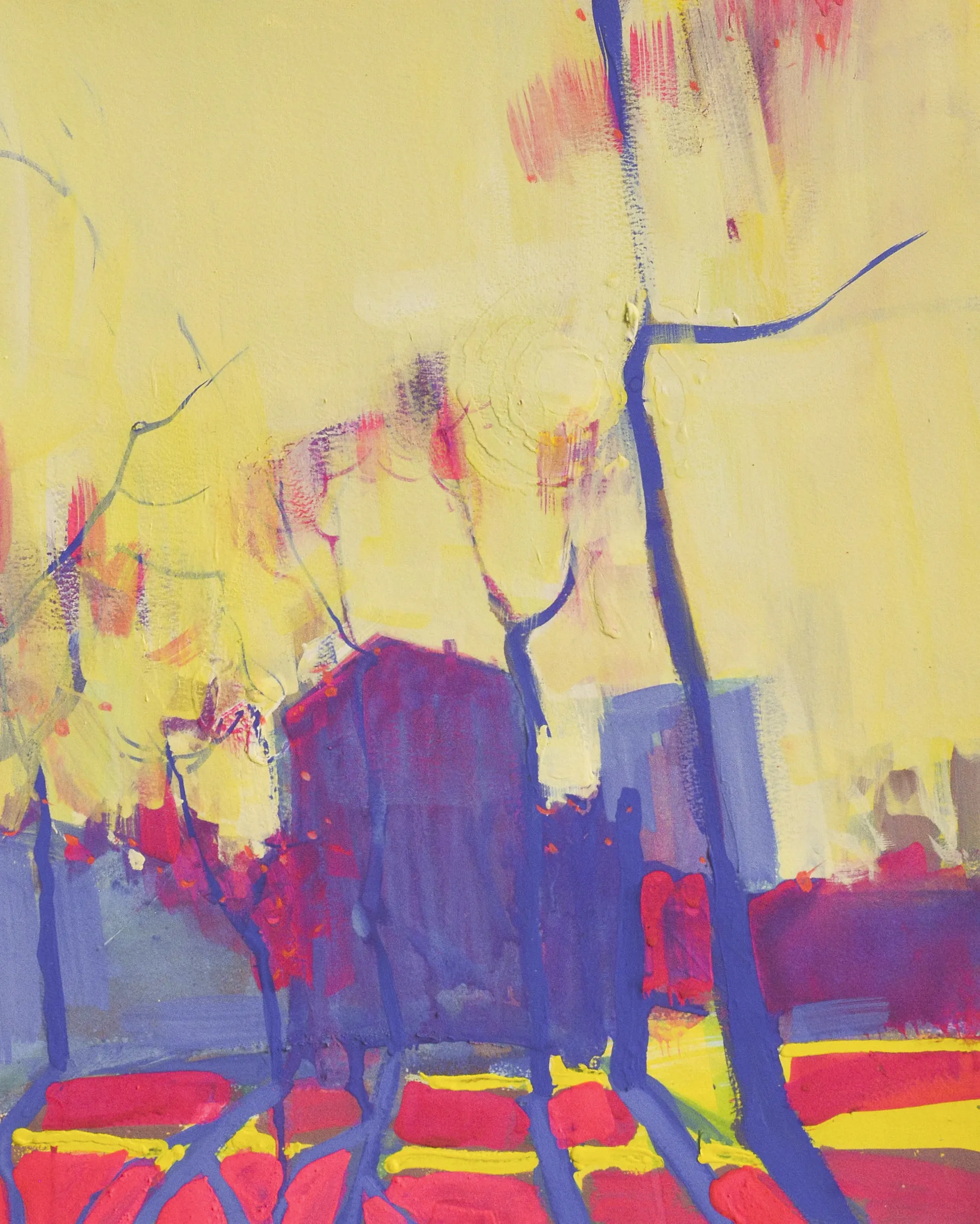 Image of Bright spring in Kyiv by Igor Nekraha, size: 50x40, made of Gouache on paper, Painting medium, from Ukraine, part of the Gouaches series, priced at $500 Photo 2 of 4.