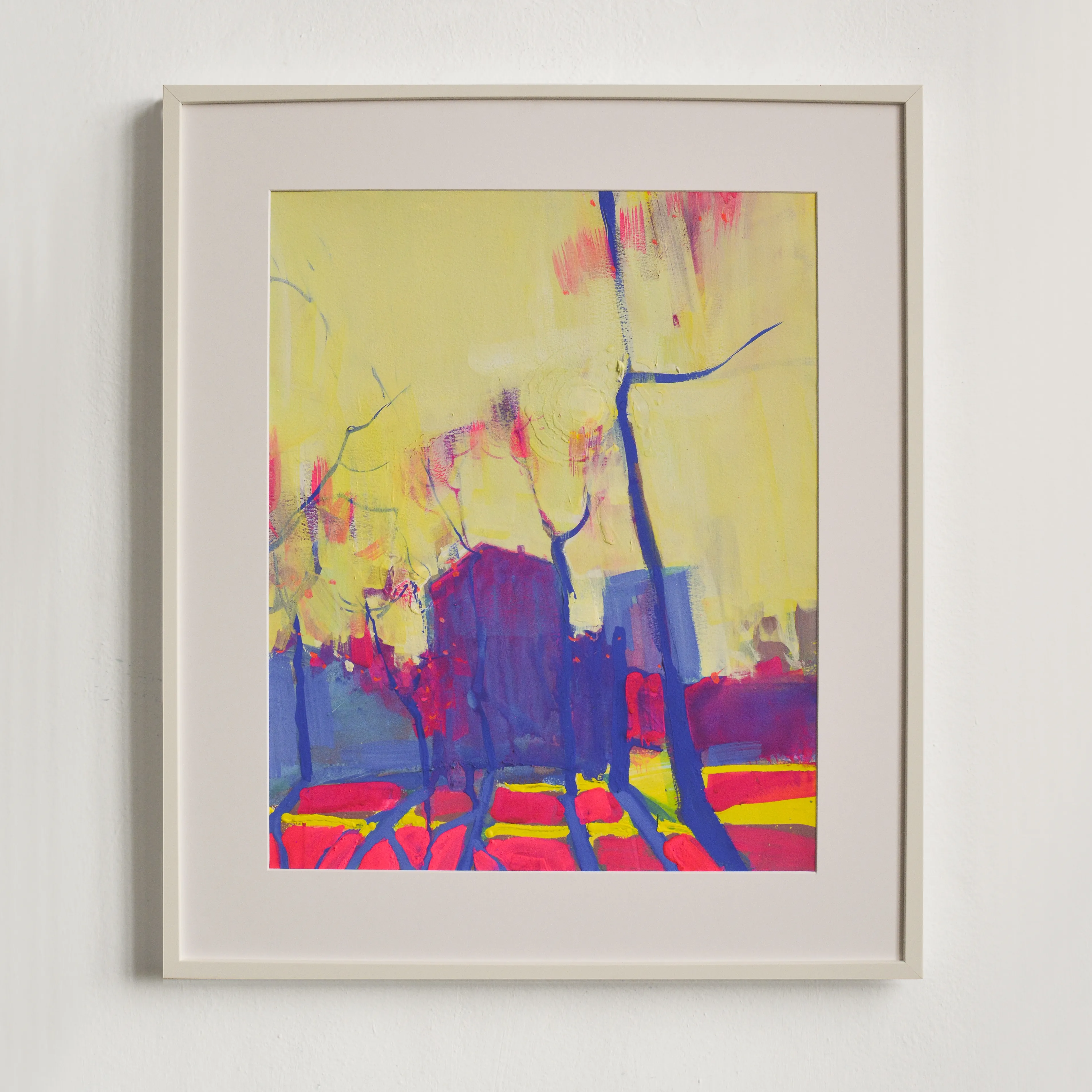 Image of Bright spring in Kyiv by Igor Nekraha, size: 50x40, made of Gouache on paper, Painting medium, from Ukraine, part of the Gouaches series, priced at $500 Photo 1 of 4.