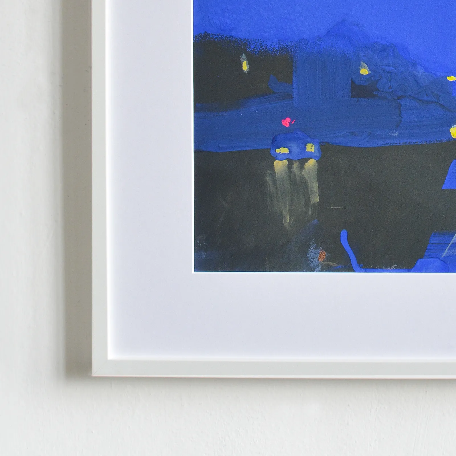Image of Evening on Bulvaro-Kudriavska Str. by Igor Nekraha, size: 50x40, made of Gouache on paper, Painting medium, from Ukraine, part of the Gouaches series, priced at $500 Photo 4 of 4.