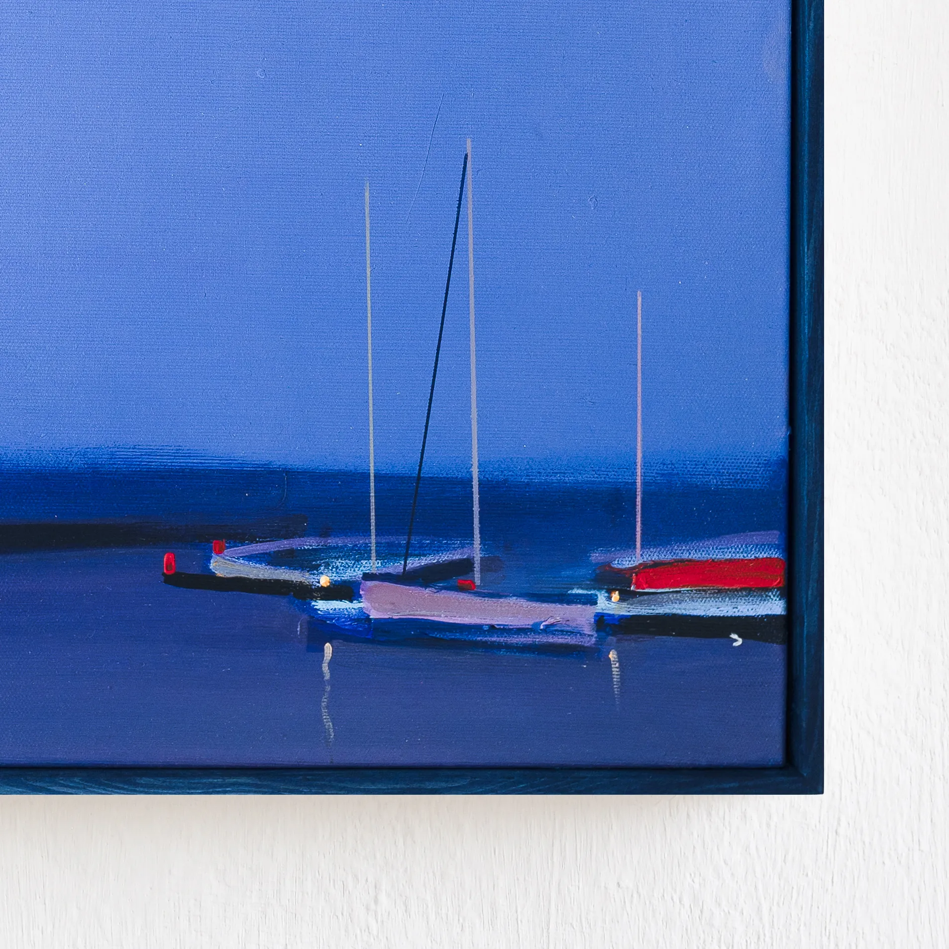 Зображення "Ships in port" від Igor Nekraha, розмір: 50x50, матеріали: Acrylic on canvas, медіум: Живопис, місто: Ukraine, серія: Acrylics, ціна: $500 Фото 4 з 4.