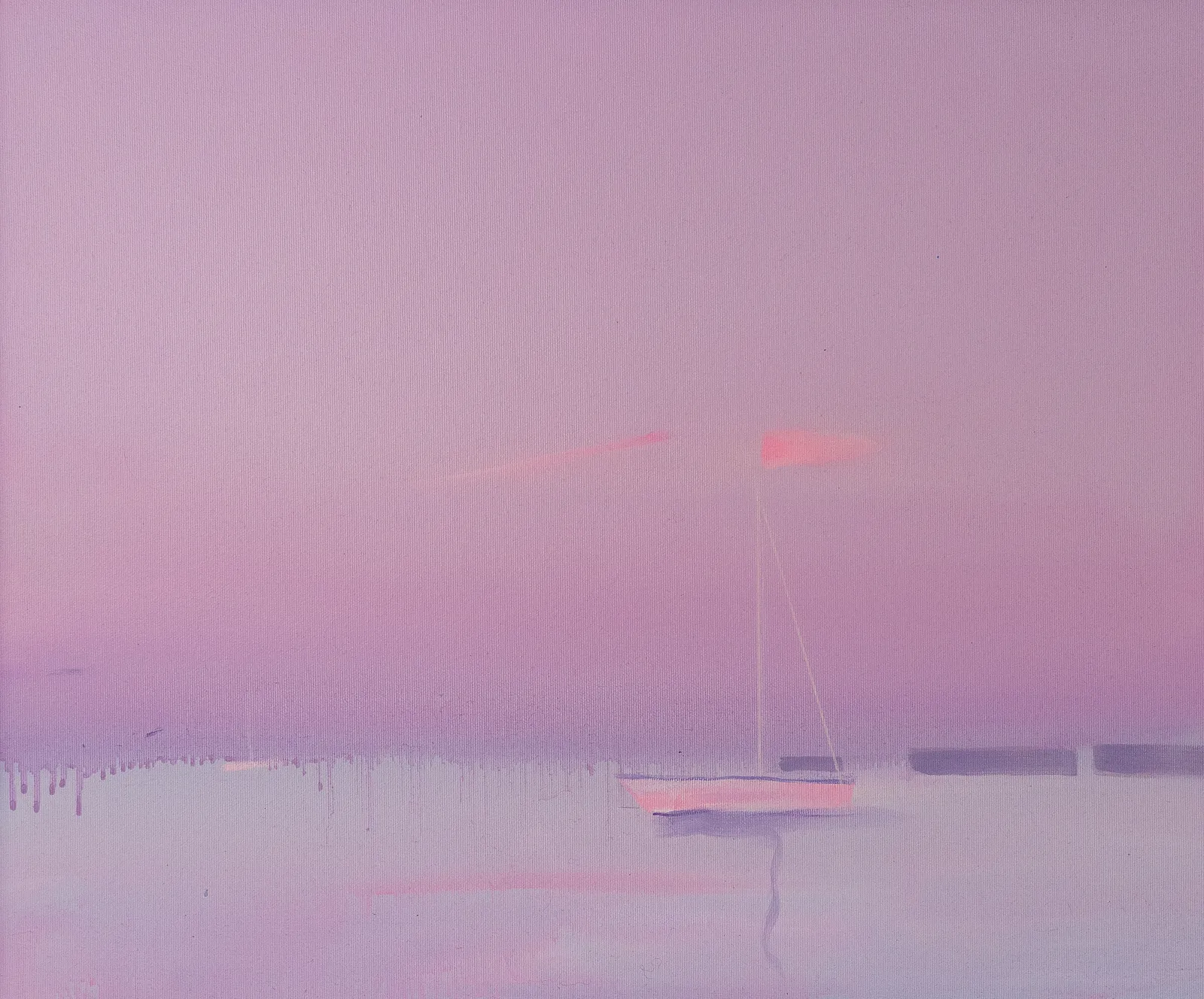 Image of Quiet evening by Igor Nekraha, size: 50x60, made of Acrylic on canvas, Painting medium, from Ukraine, part of the Acrylics series, priced at $500 Photo 3 of 4.