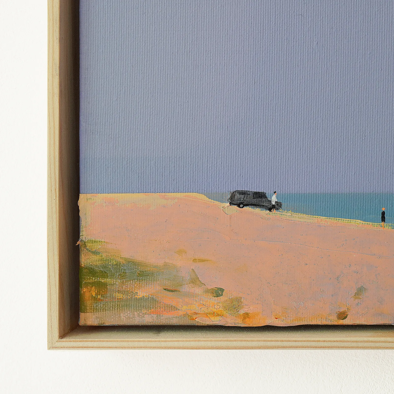 Image of Beach vacation by Igor Nekraha, size: 50x60, made of Acrylic on canvas, Painting medium, from Kyiv, part of the Acrylics series, priced at $500 Photo 3 of 4.
