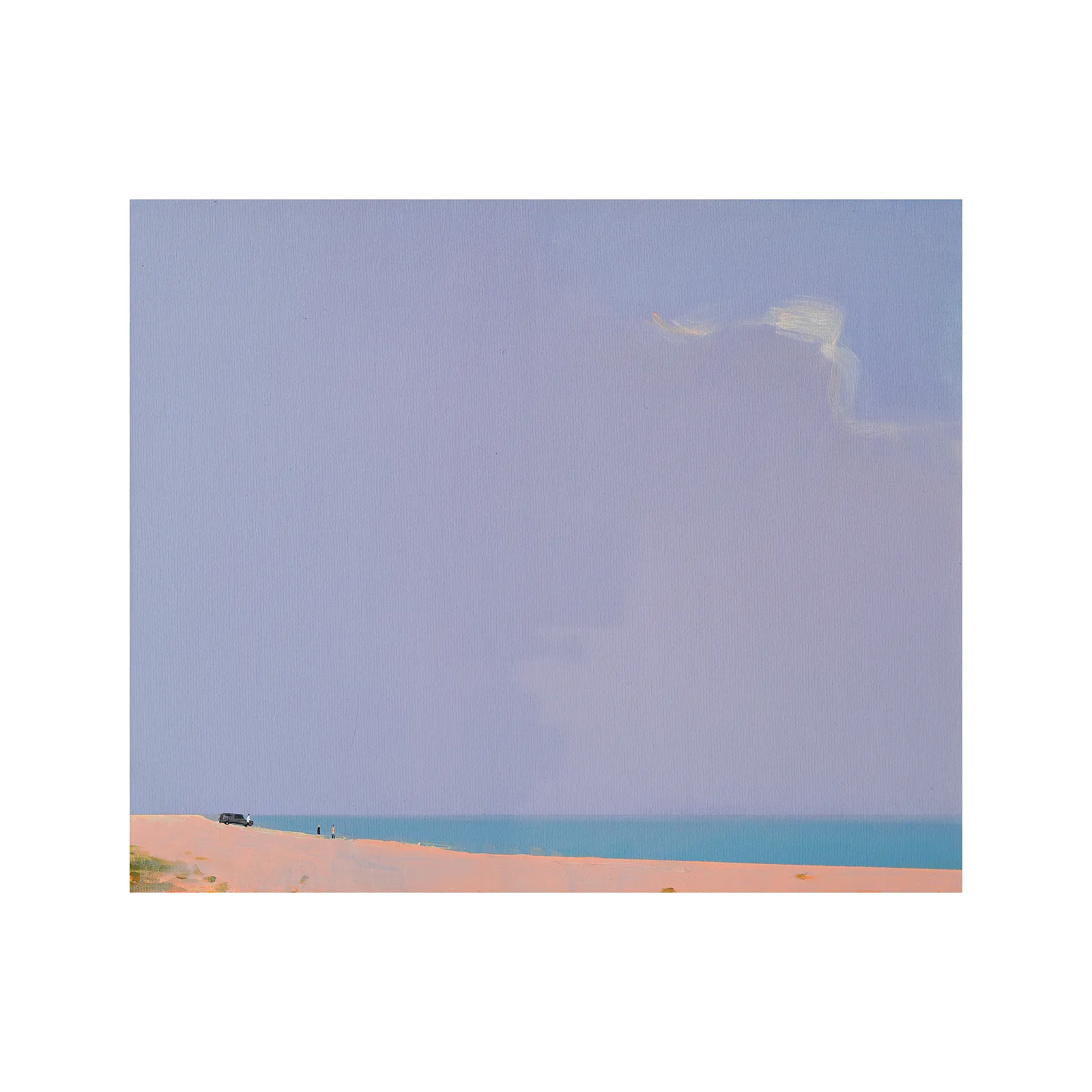 Image of Beach vacation by Igor Nekraha, size: 50x60, made of Acrylic on canvas, Painting medium, from Kyiv, part of the Acrylics series, priced at $500 Photo 4 of 4.