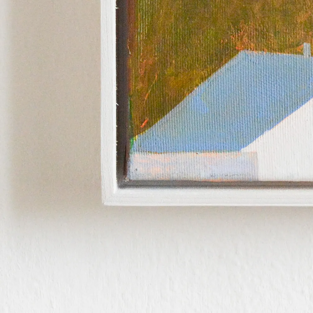 Image of Houses and hills by Igor Nekraha, size: 30x50, made of Acrylic on canvas, Painting medium, priced at $300 Photo 4 of 4.