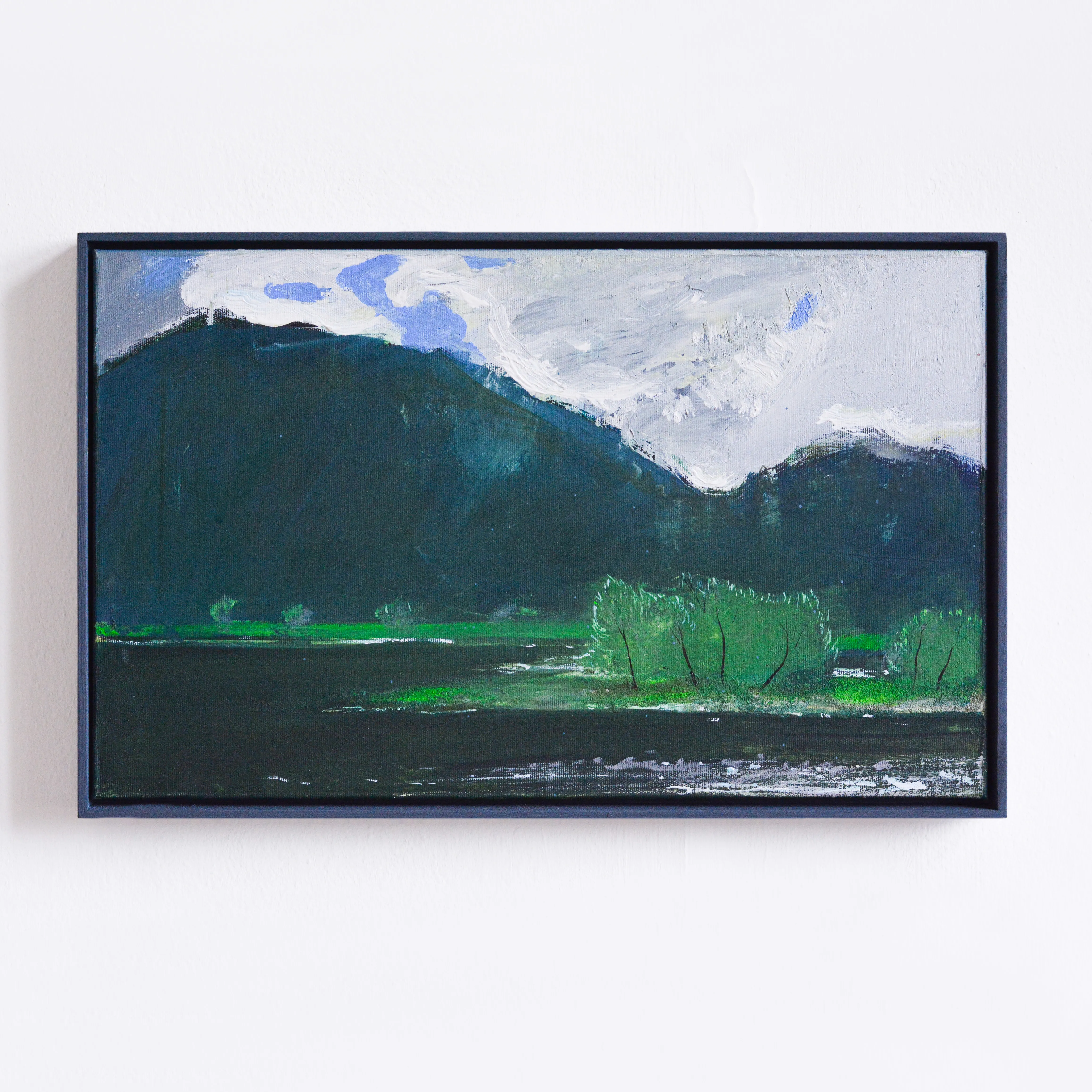 Image of Dnister etude by Igor Nekraha, size: 30x50, made of Acrylic on canvas, Painting medium, priced at $350 Photo 1 of 4.
