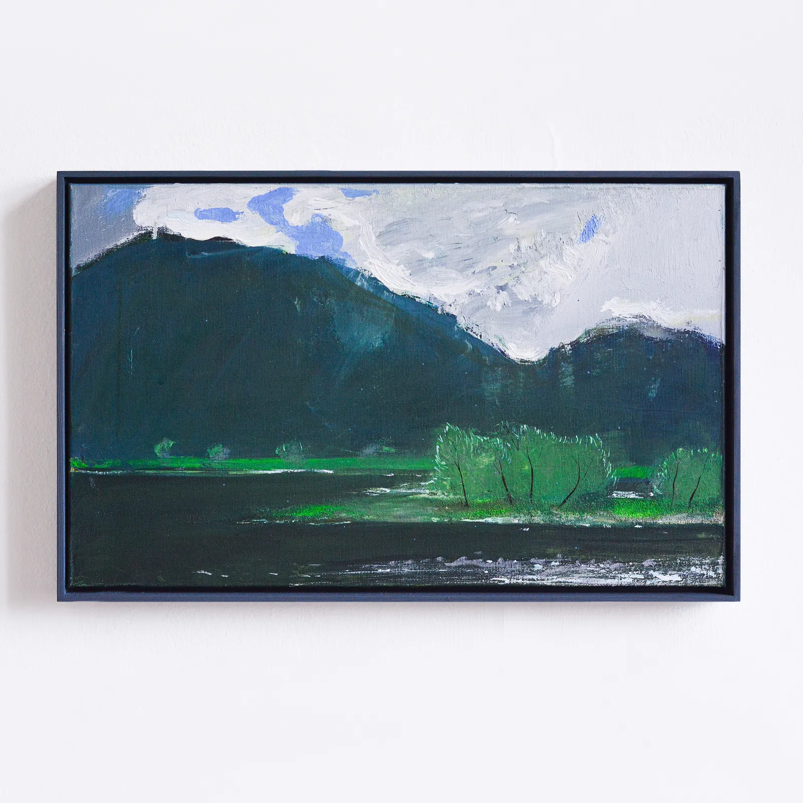 Image of Dnister etude by Igor Nekraha, size: 30x50, made of Acrylic on canvas, Painting medium, priced at $350 Photo 1 of 4.