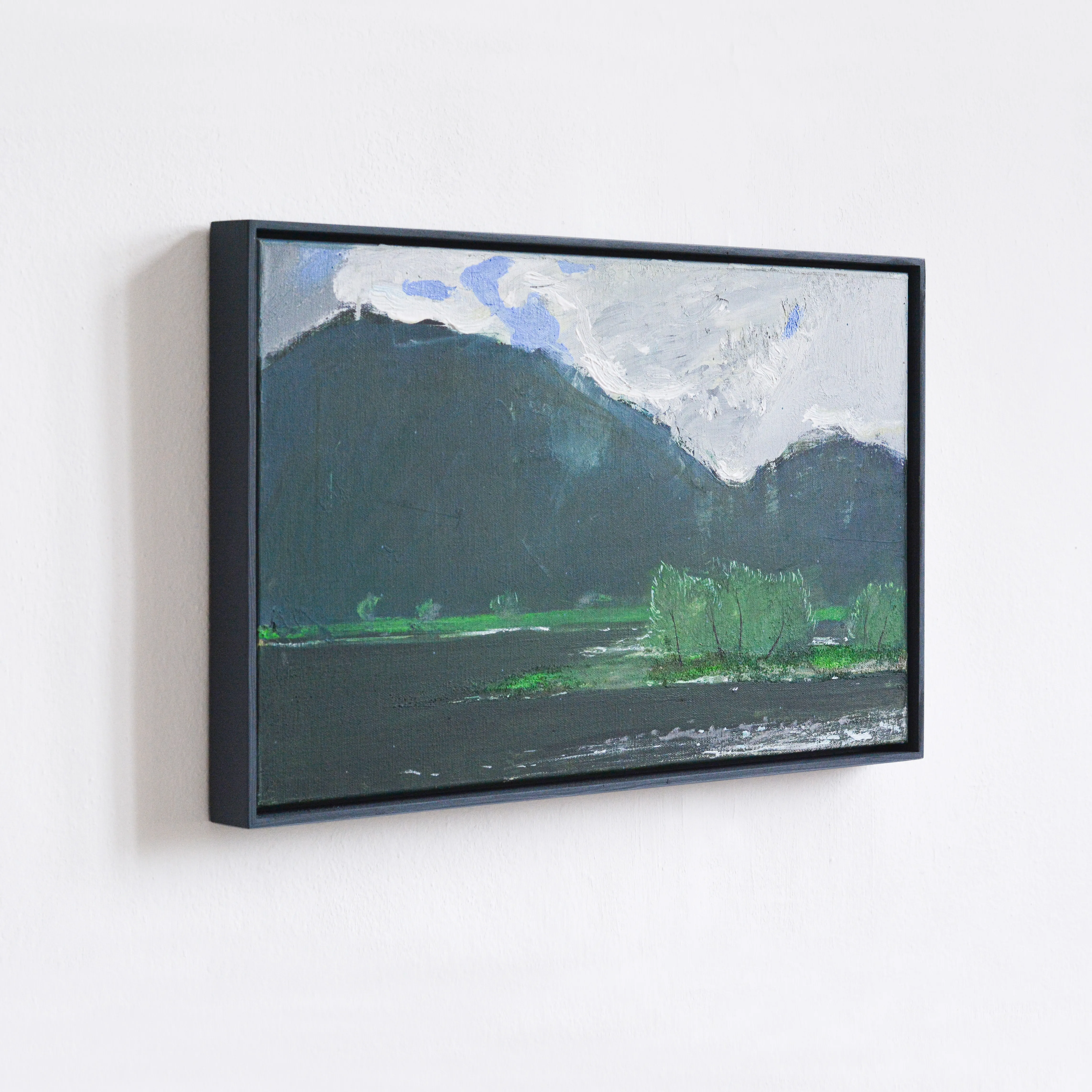 Image of Dnister etude by Igor Nekraha, size: 30x50, made of Acrylic on canvas, Painting medium, priced at $350 Photo 3 of 4.