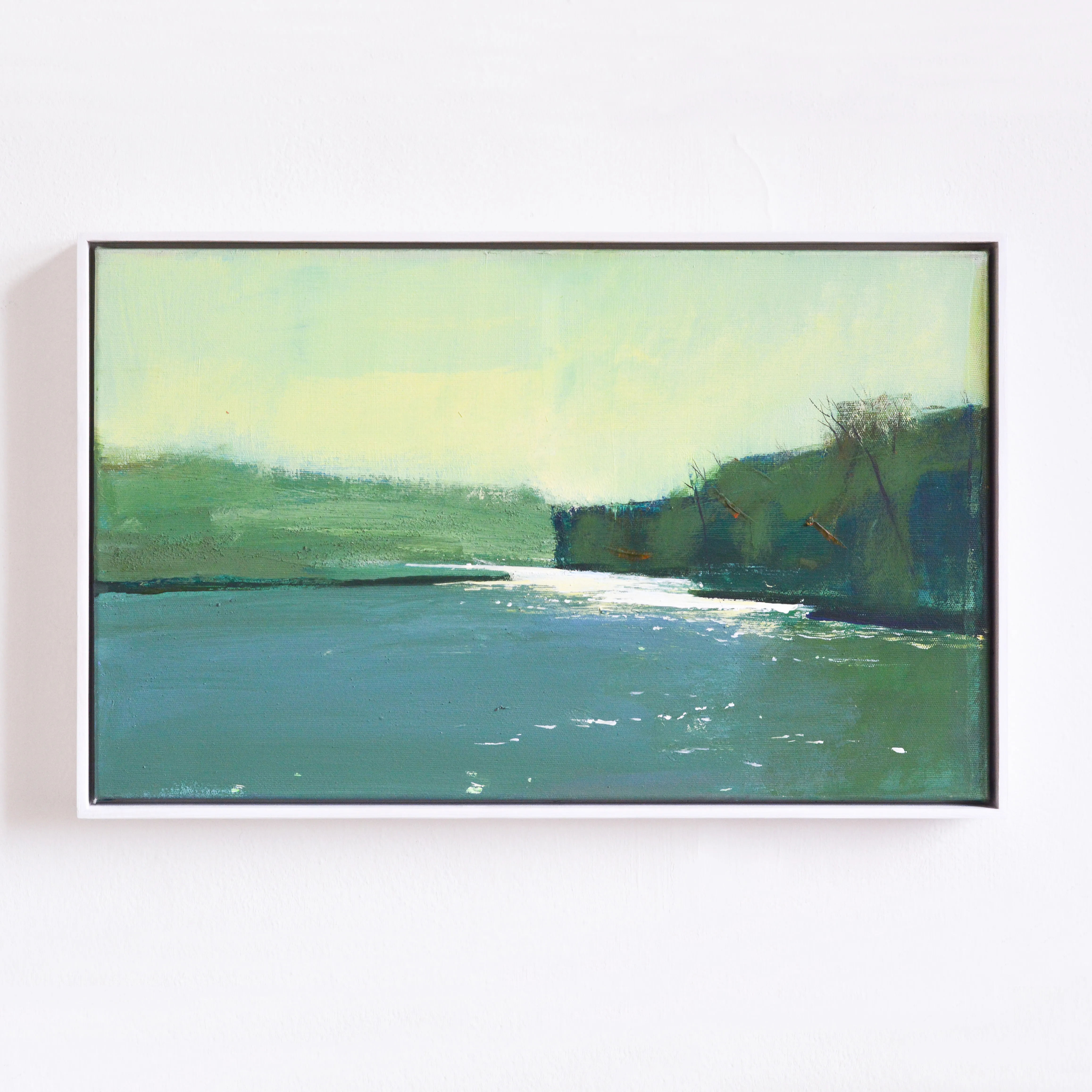 Image of Etude. Sun on the Dnister by Igor Nekraha, size: 30x50, made of Acrylic on canvas, Painting medium, priced at $300 Photo 1 of 4.