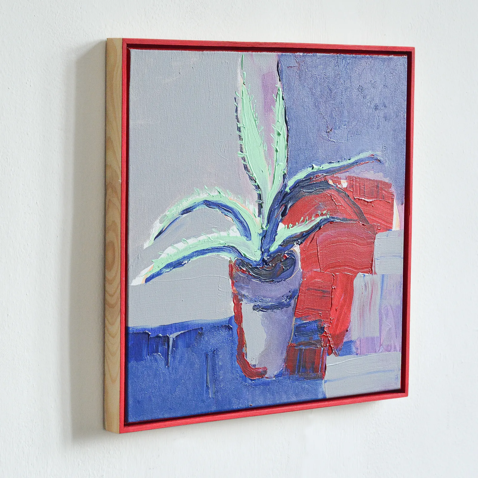 Image of Aloe by Igor Nekraha, size: 40х40, made of Acrylic on canvas, Painting medium, priced at $350 Photo 3 of 4.