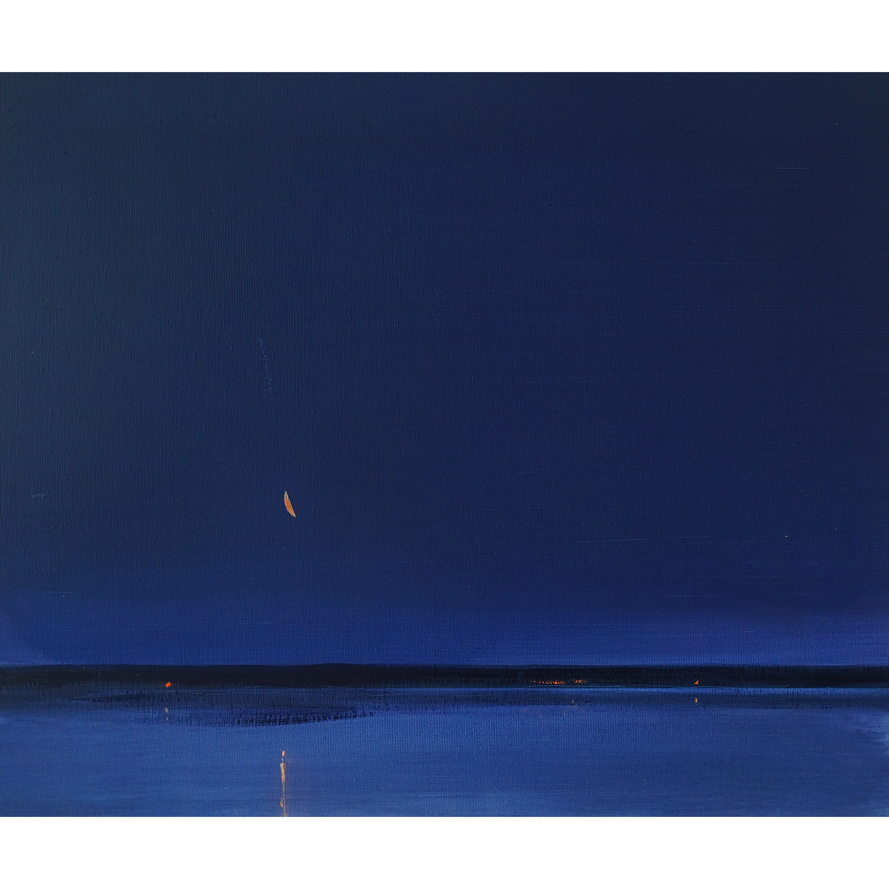 Image of Midnight calm by Igor Nekraha, size: 50x60, made of Acrylic on canvas, Painting medium, from Kyiv, part of the Acrylics series, priced at $500 Photo 4 of 4.