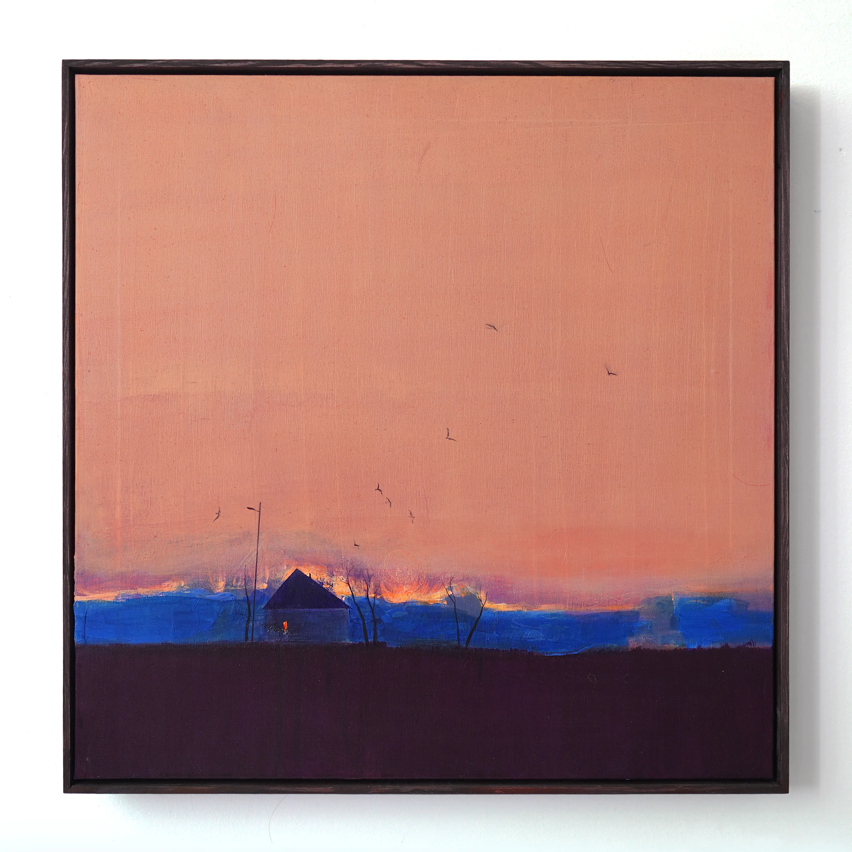 Image of Home sky by Igor Nekraha, size: 60x60, made of Acrylic on canvas, Painting medium, from Kyiv, part of the Acrylics series, priced at $600