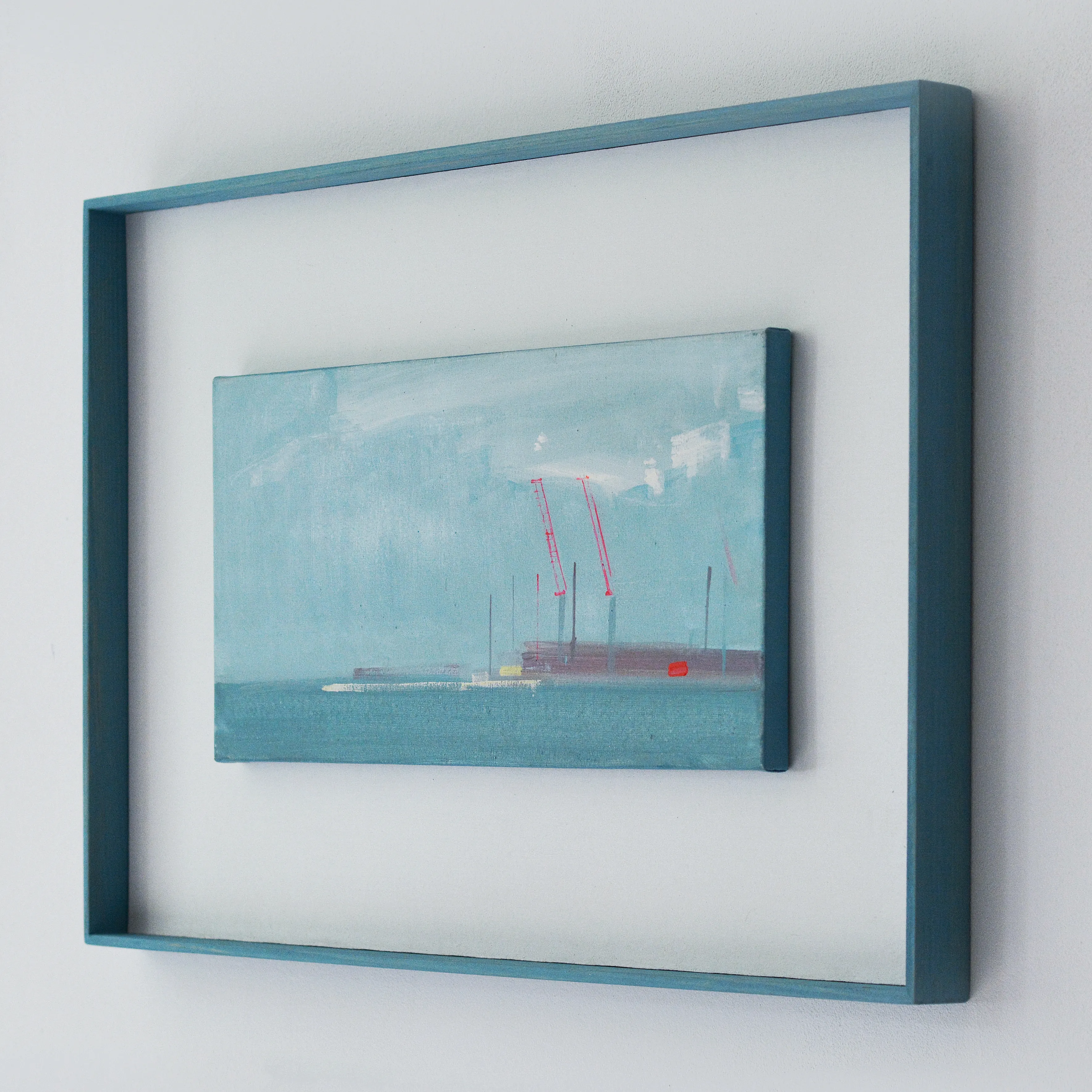 Image of Port by Igor Nekraha, size: 20x40, made of Acrylic on canvas, Painting medium, from Odesa, part of the Acrylics series, priced at $400 Photo 2 of 4.