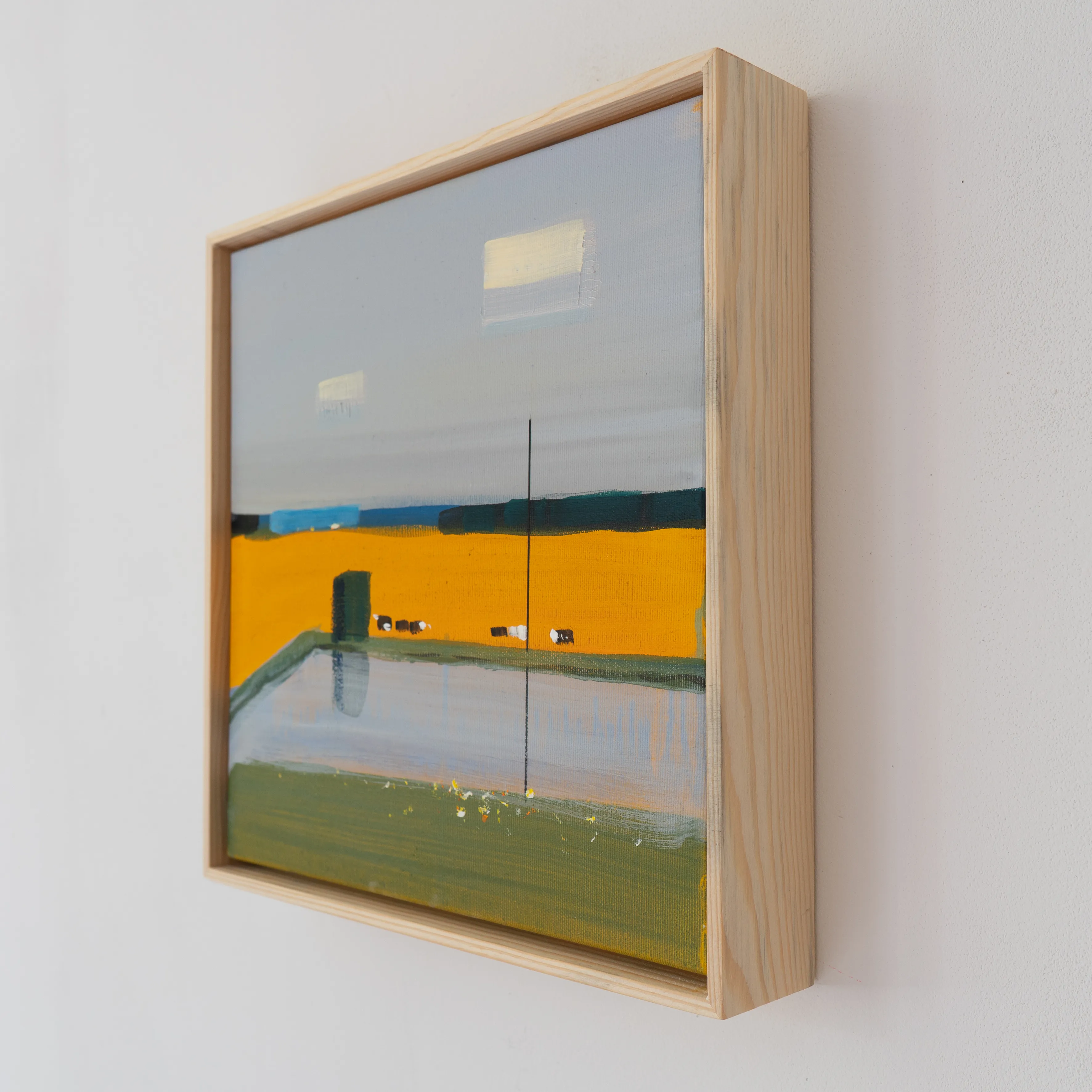 Зображення "Yellow meadow" від Igor Nekraha, розмір: 30х30, матеріали: Acrylic on canvas, медіум: Живопис, місто: Kyiv, серія: Acrylics, ціна: $350 Фото 2 з 4.