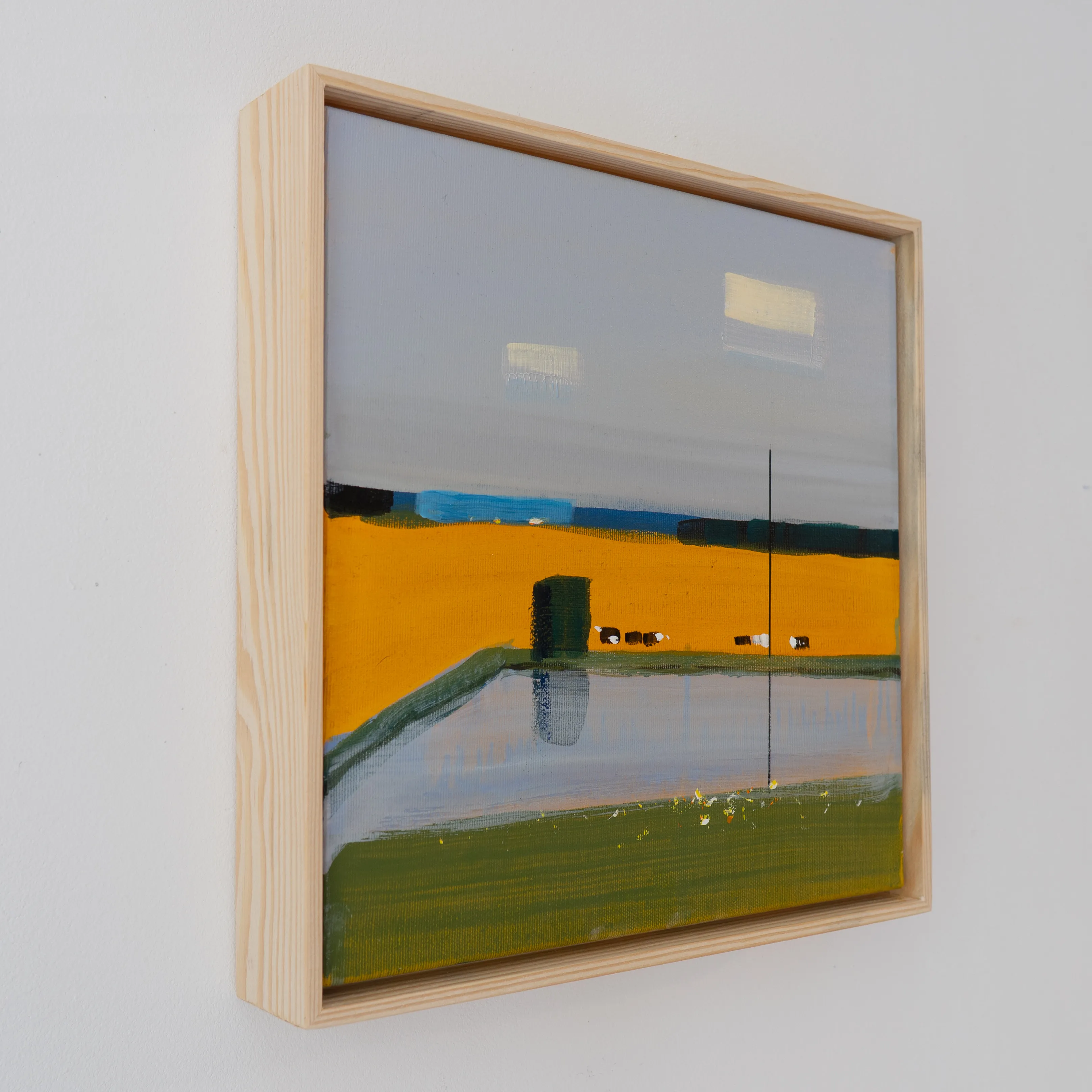 Зображення "Yellow meadow" від Igor Nekraha, розмір: 30х30, матеріали: Acrylic on canvas, медіум: Живопис, місто: Kyiv, серія: Acrylics, ціна: $350 Фото 3 з 4.