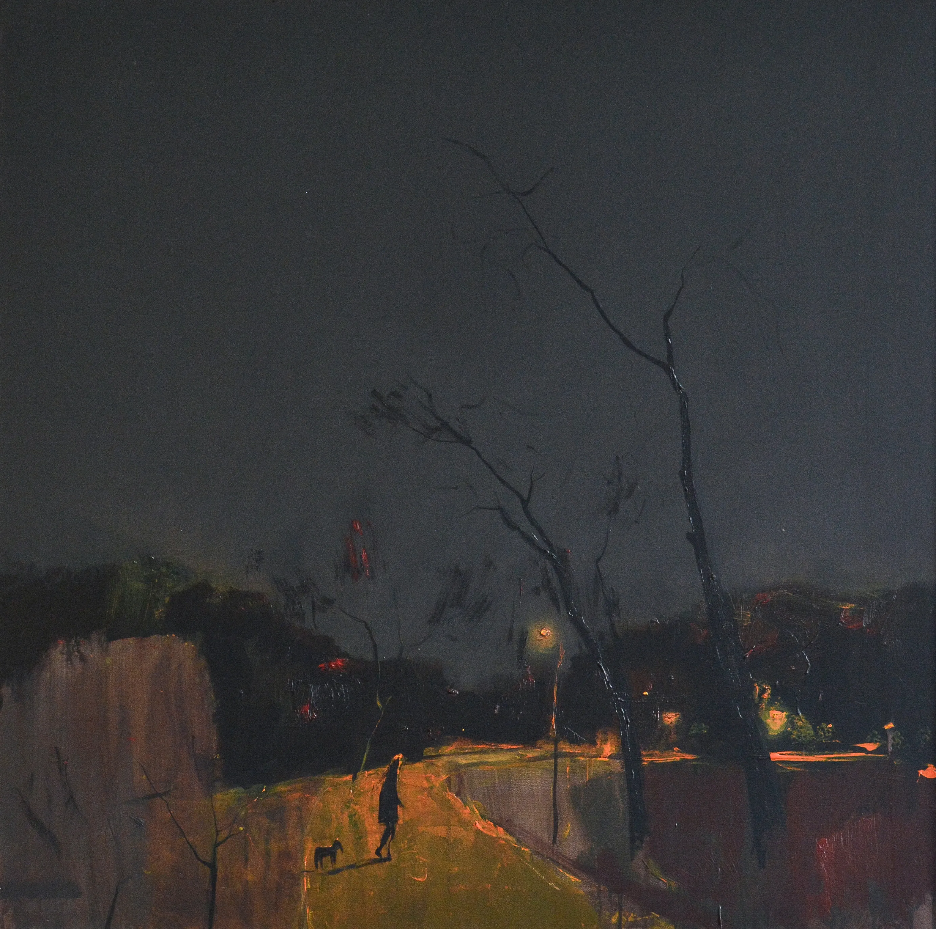 Image of Evening walk by Igor Nekraha, size: 100х100, made of Acrylic on canvas, Painting medium, priced at $1500 Photo 2 of 2.