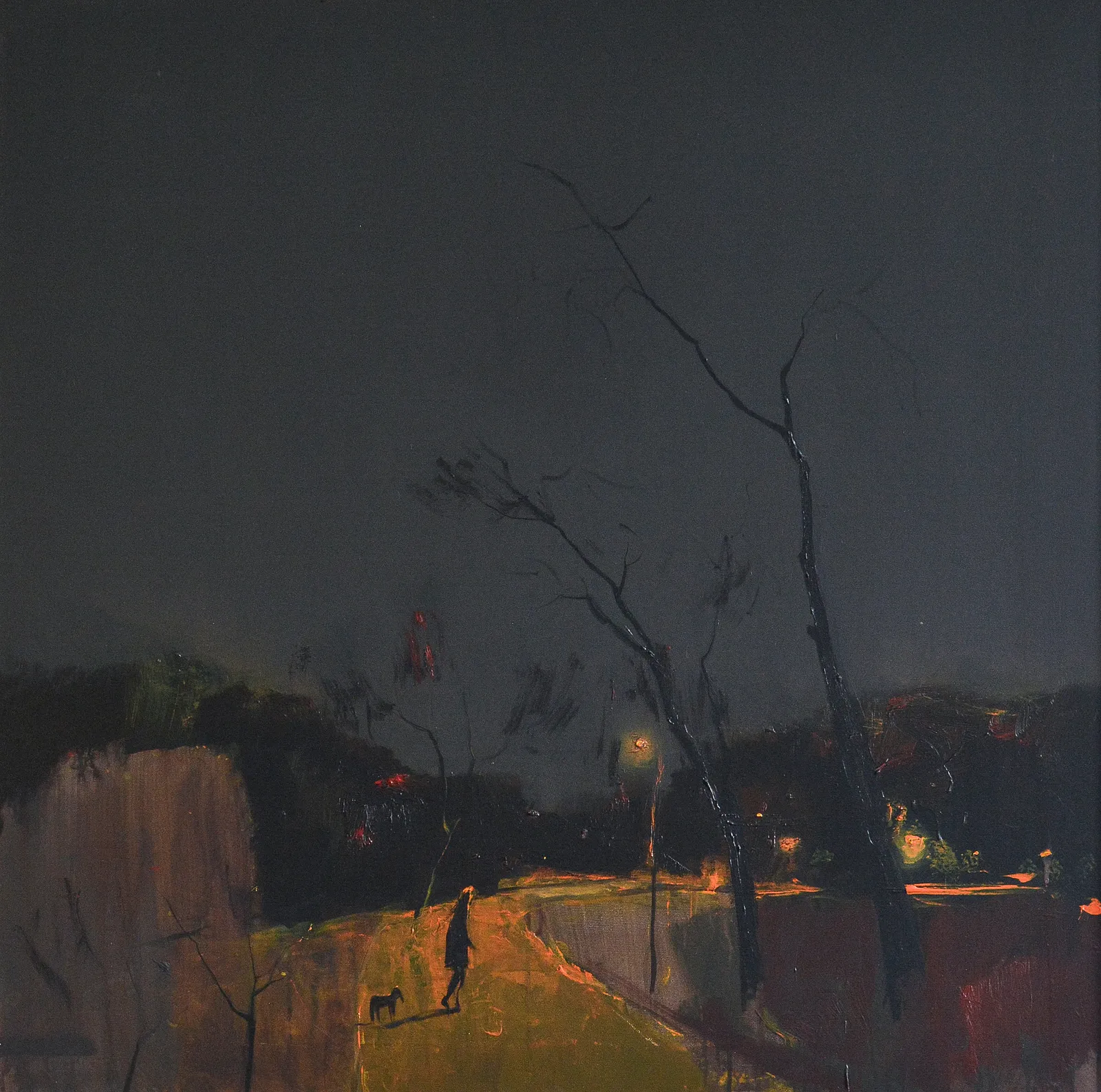 Image of Evening walk by Igor Nekraha, size: 100х100, made of Acrylic on canvas, Painting medium, priced at $1500 Photo 2 of 2.