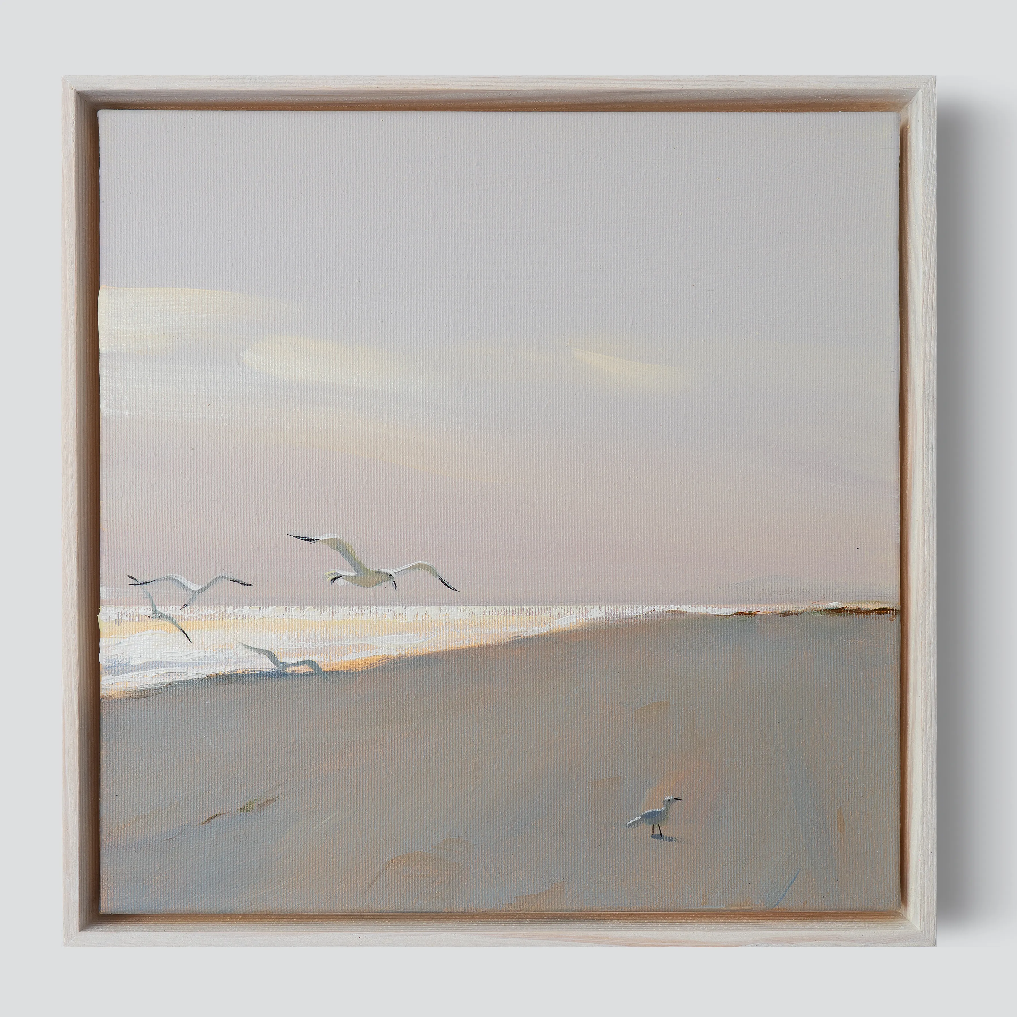 Зображення "The solitary seagull" від Igor Nekraha, розмір: 30х30, матеріали: Acrylic on canvas, медіум: Живопис, місто: Kyiv, серія: Acrylics, ціна: $350 Фото 1 з 4.