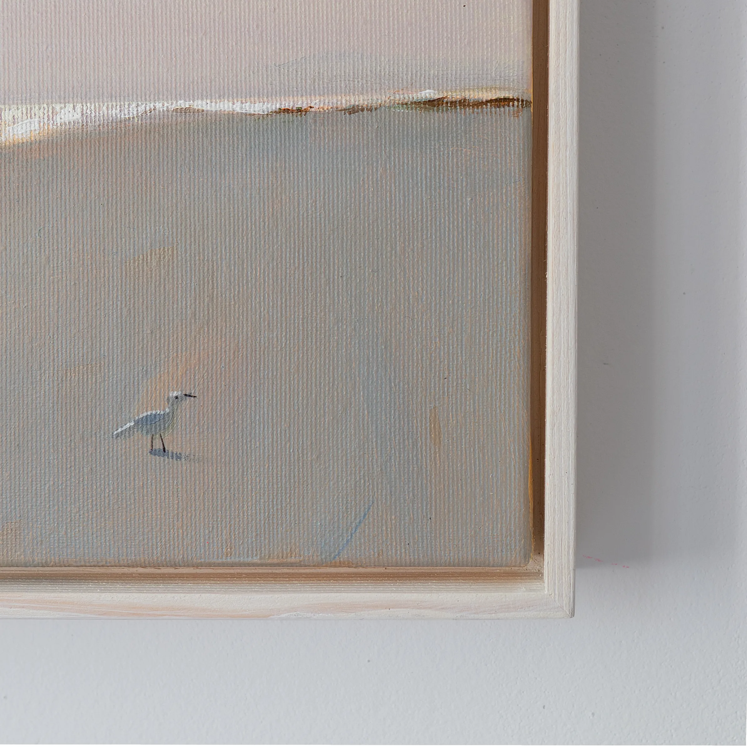 Image of The solitary seagull by Igor Nekraha, size: 30х30, made of Acrylic on canvas, Painting medium, from Kyiv, part of the Acrylics series, priced at $350 Photo 2 of 4.