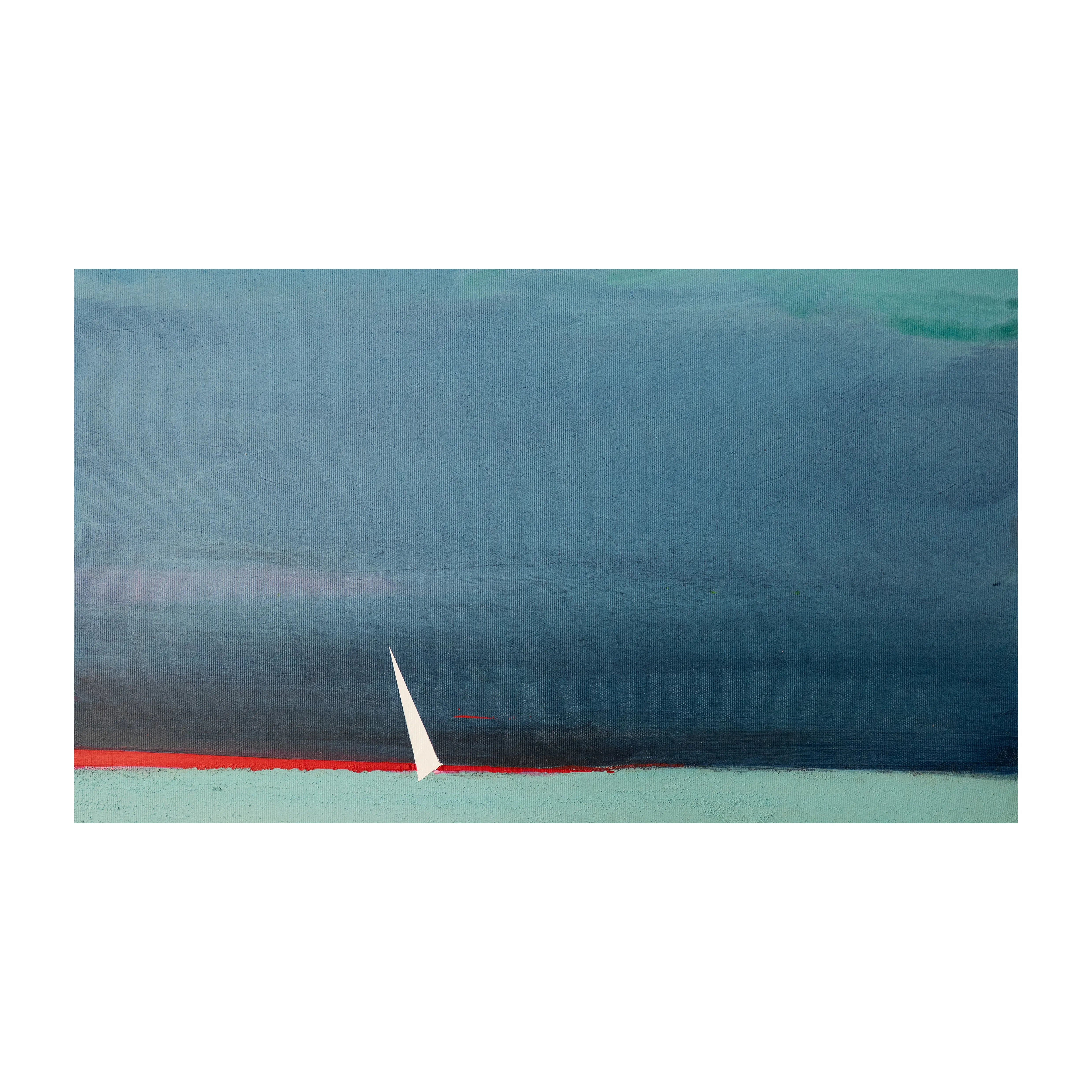 Image of Rainy sky. Black sea by Igor Nekraha, size: 30х50, made of Acrylic on canvas, Painting medium, from Kyiv, part of the Acrylics series Photo 3 of 3.