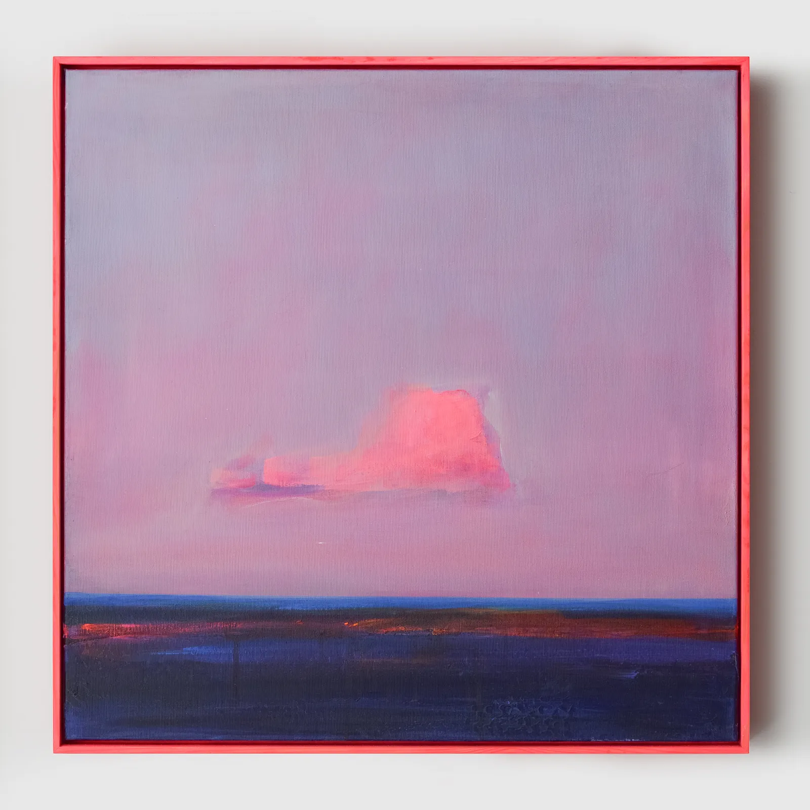 Image of Pink in the sky by Igor Nekraha, size: 60x60, made of Acrylic on canvas, Painting medium, from Ukraine, part of the Acrylics series, priced at $600 Photo 1 of 4.