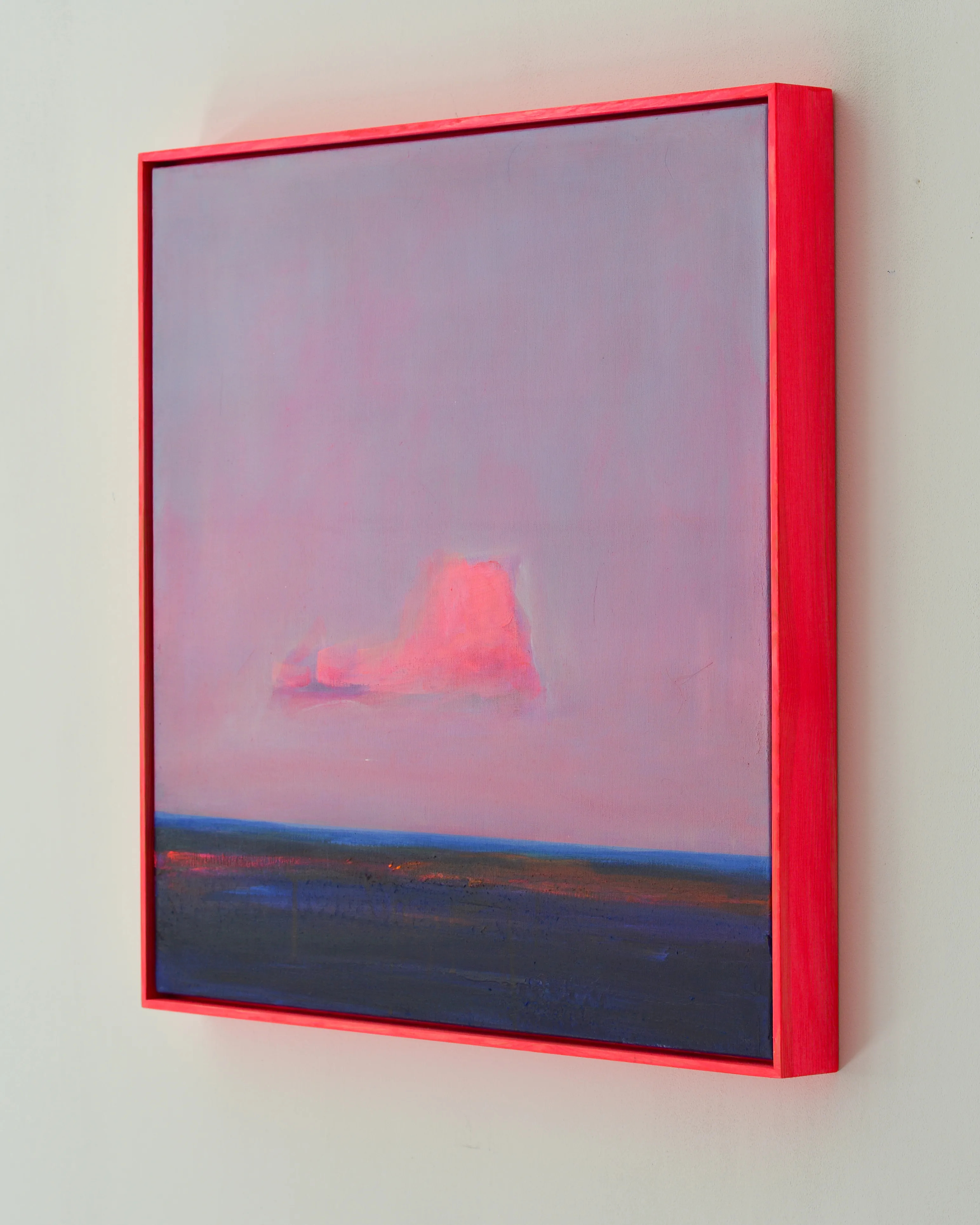 Image of Pink in the sky by Igor Nekraha, size: 60x60, made of Acrylic on canvas, Painting medium, from Ukraine, part of the Acrylics series, priced at $600 Photo 2 of 4.