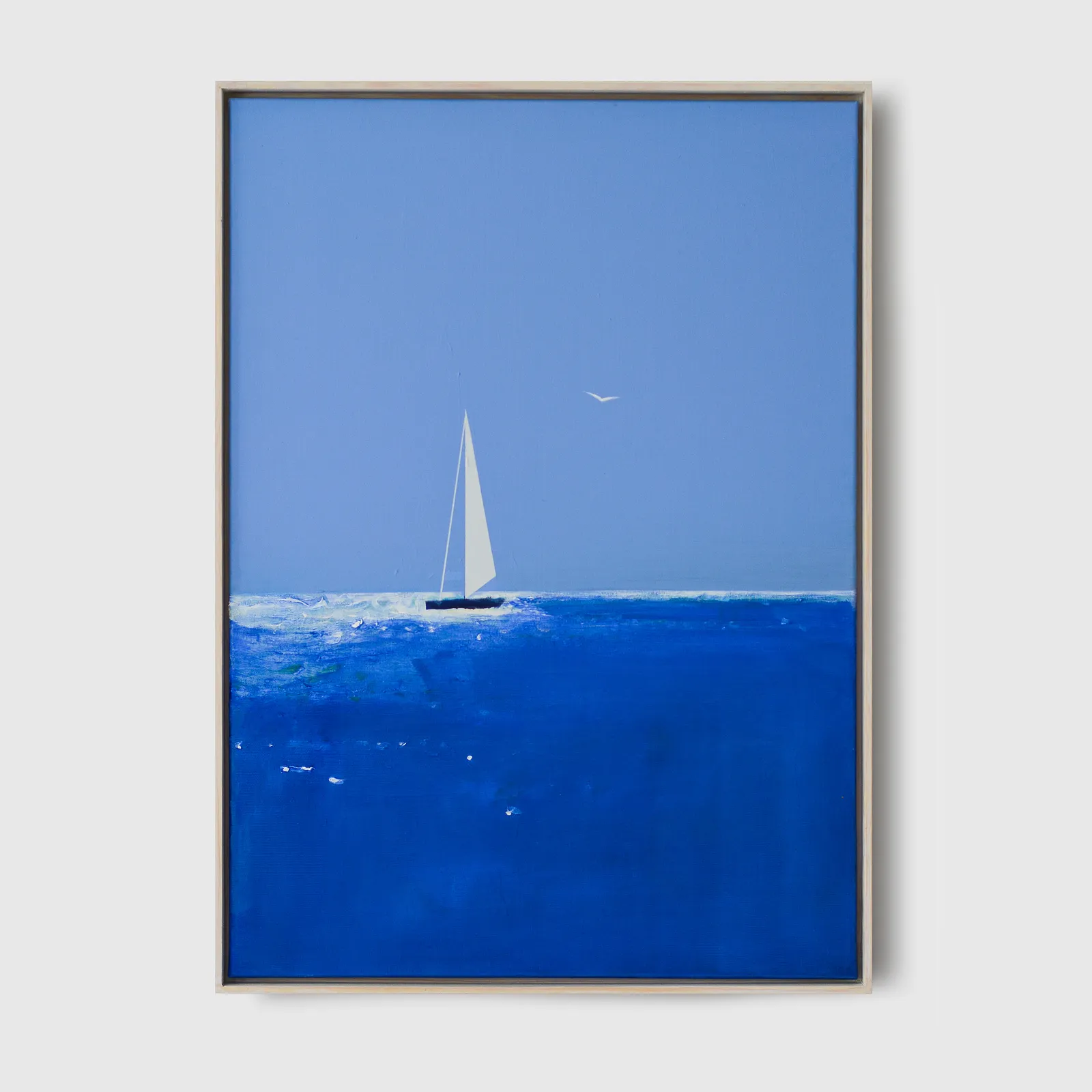 Image of Open sea by Igor Nekraha, made of Acrylic on canvas, Painting medium, from Ukraine, part of the Acrylics series, priced at $600 Photo 1 of 4.