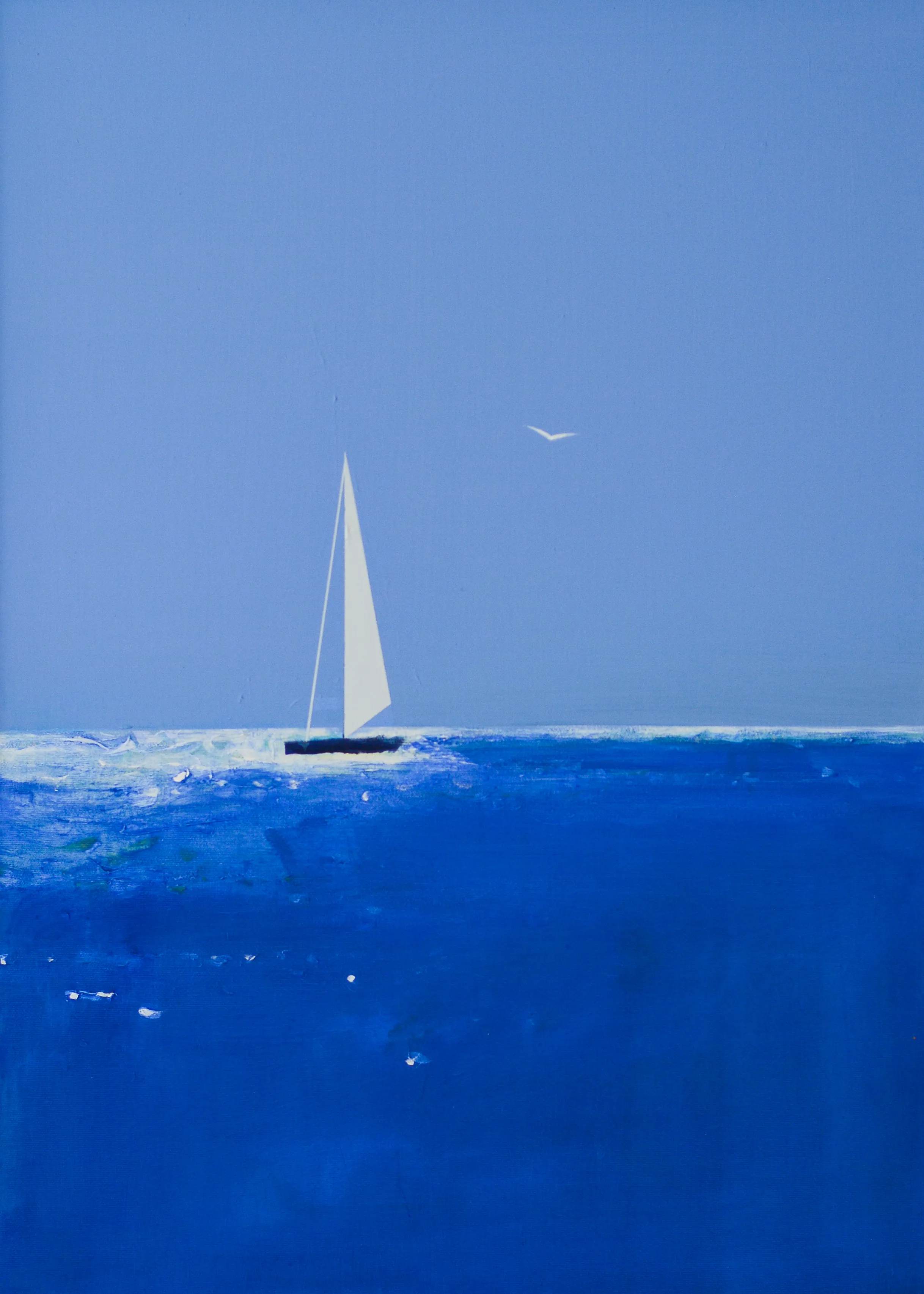 Image of Open sea by Igor Nekraha, made of Acrylic on canvas, Painting medium, from Ukraine, part of the Acrylics series, priced at $600 Photo 2 of 4.