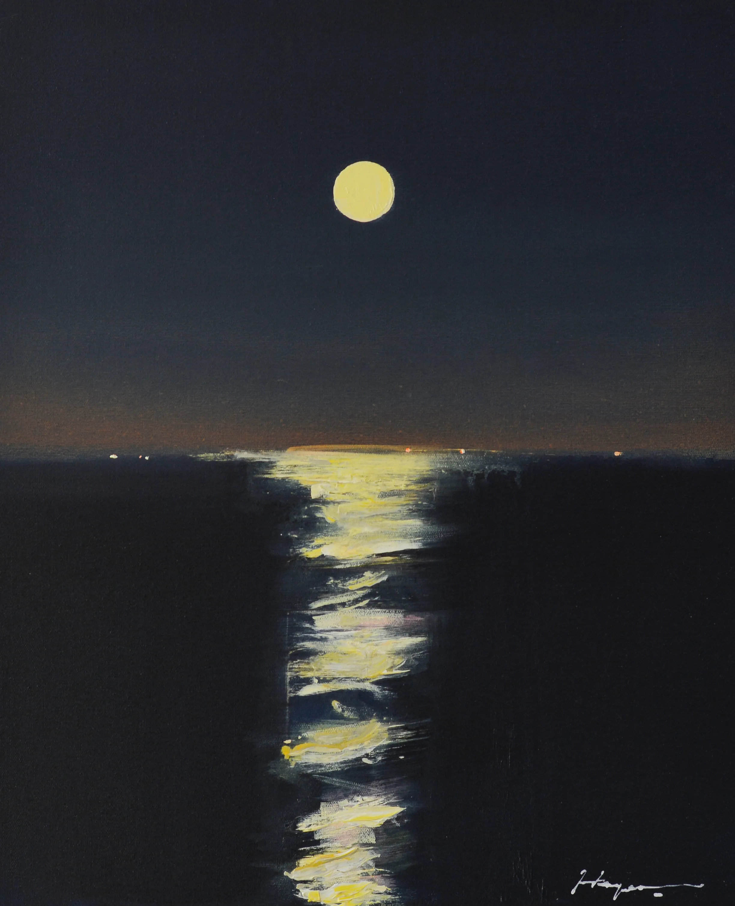 Зображення "Moonlight" від Igor Nekraha, розмір: 60x50, матеріали: Acrylic on canvas, медіум: Живопис, місто: Ukraine, серія: Acrylics, ціна: $600 Фото 2 з 4.