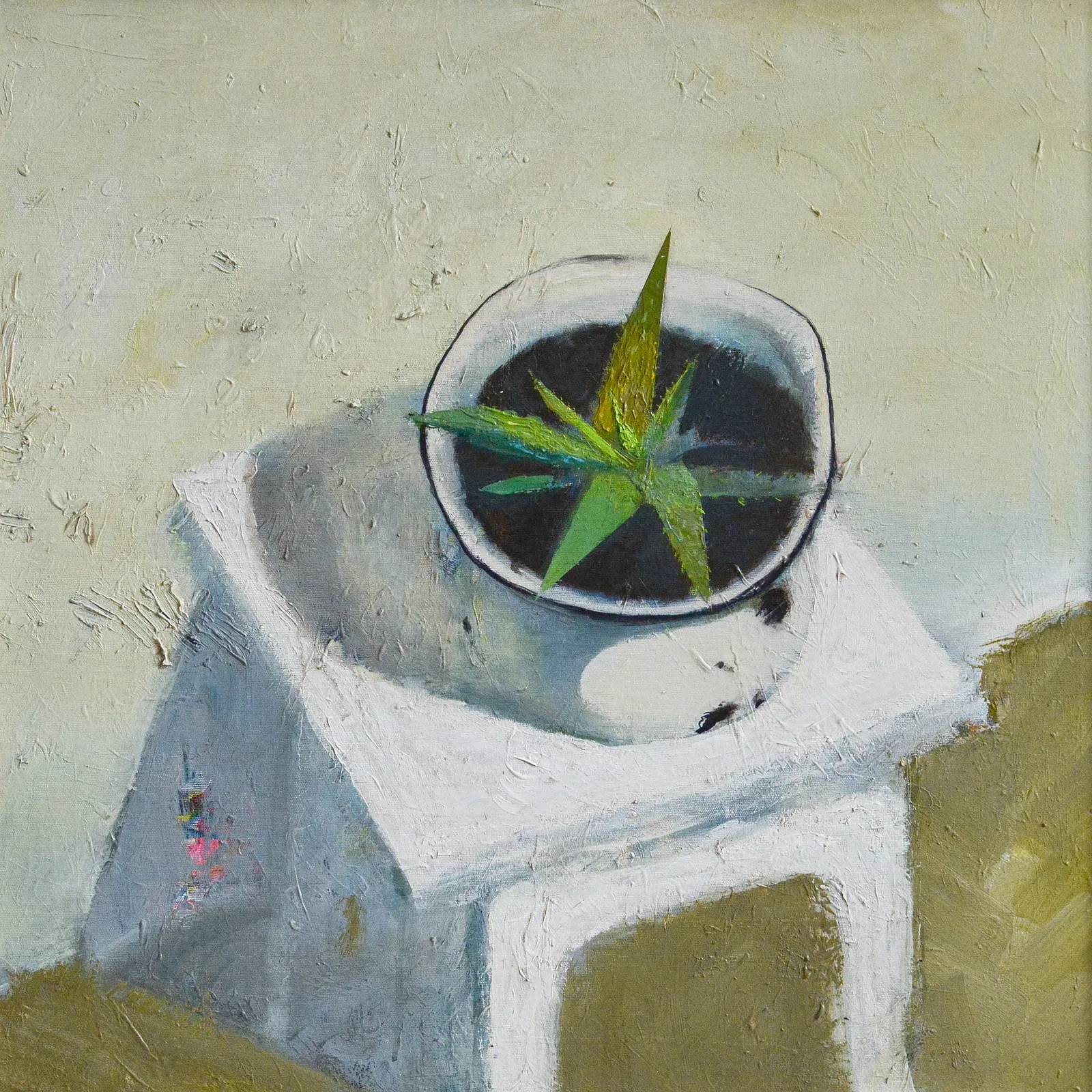 Image of Aloe by Igor Nekraha, size: 70x70, made of Acrylic on canvas, Painting medium, priced at $500 Photo 2 of 4.