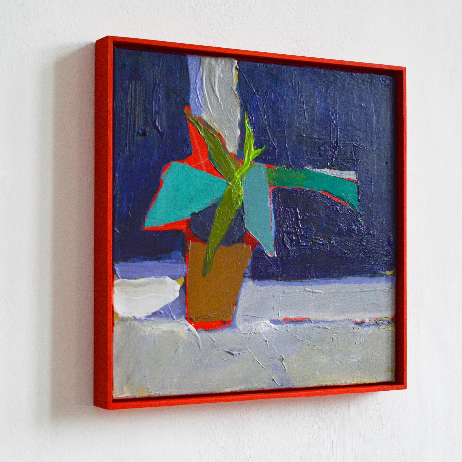Image of Aloe vera. Red by Igor Nekraha, size: 40x40, made of Acrylic on canvas, Painting medium, priced at $350 Photo 3 of 4.