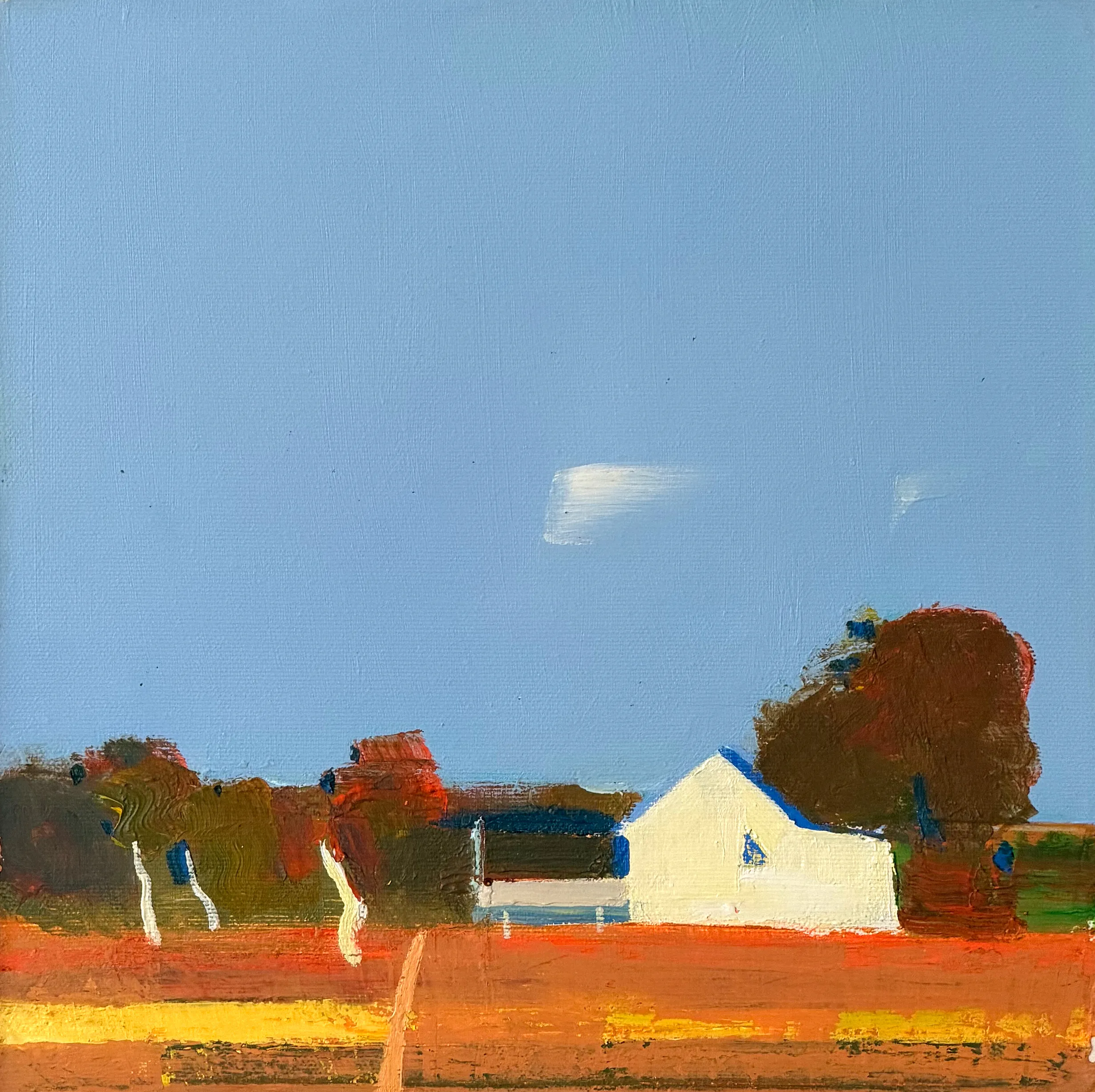 Зображення "Country House. Warm September" від Igor Nekraha, розмір: 30х30, матеріали: Acrylic on canvas, медіум: Живопис, місто: Ukraine, серія: Acrylics, ціна: $400 Фото 2 з 4.