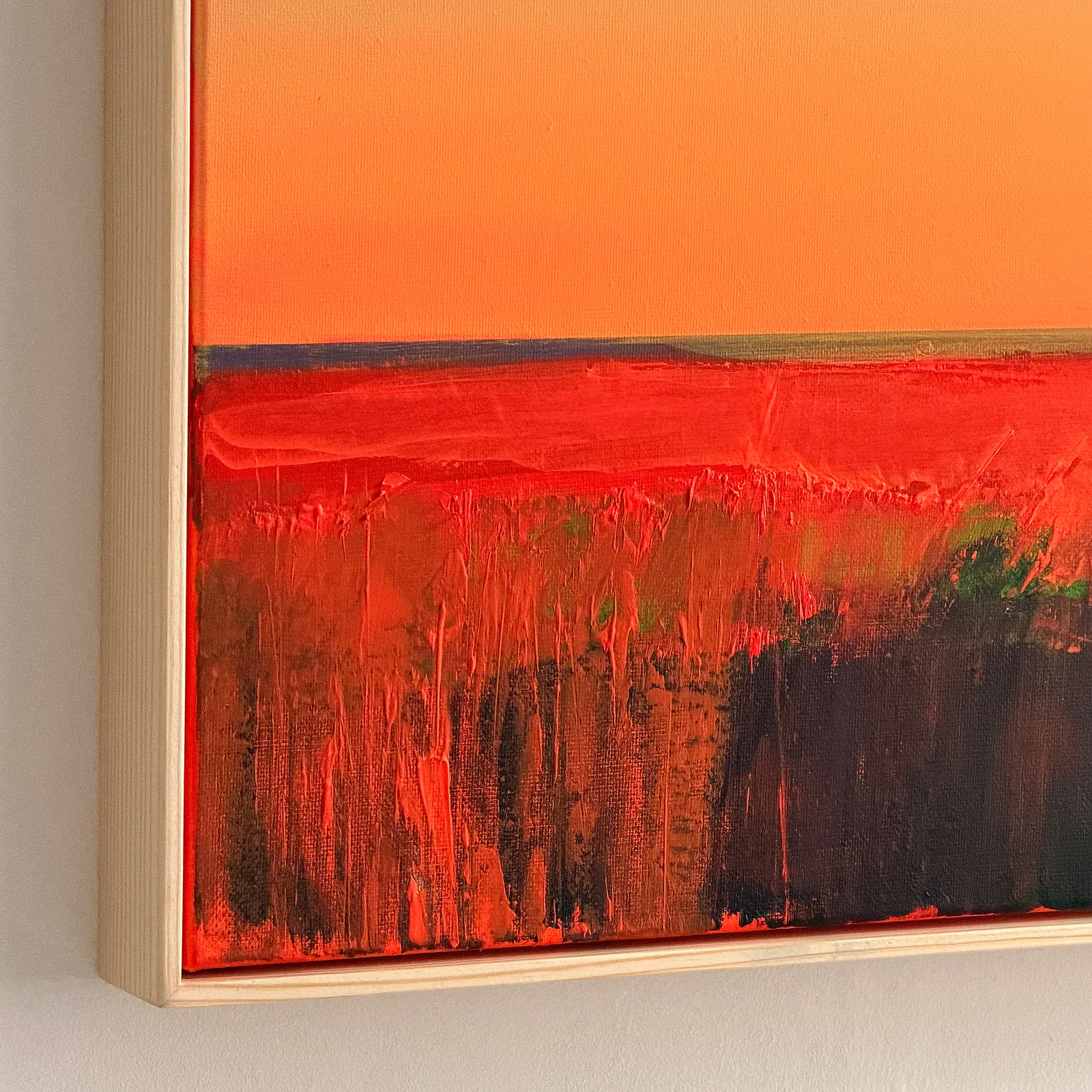 Image of Kharkiv field  by Igor Nekraha, size: 100x50, made of Acrylic on canvas, Painting medium, priced at $1500 Photo 4 of 4.