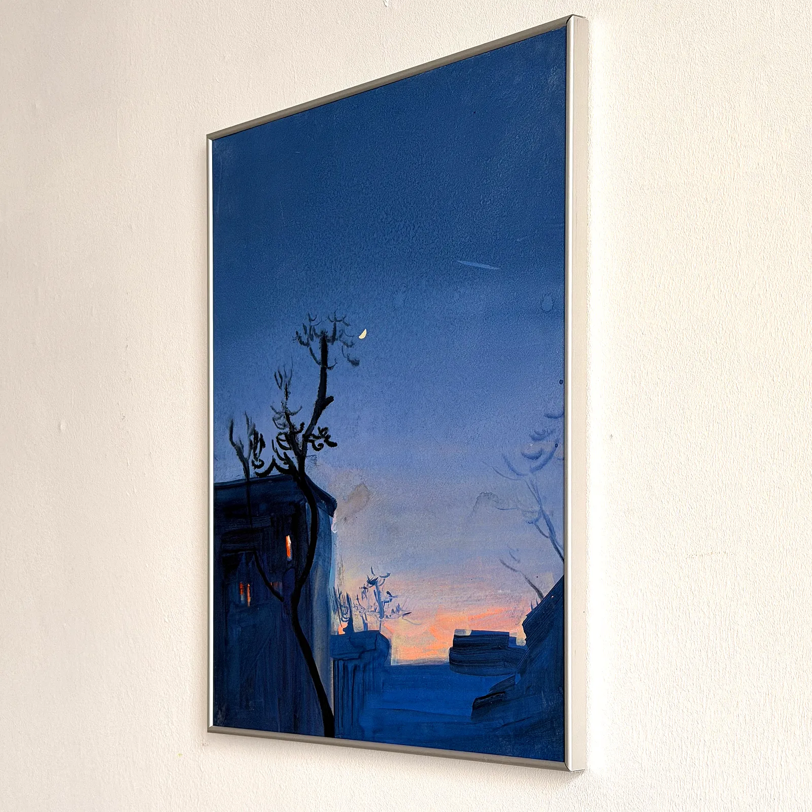 Image of KYIV NEST  by Igor Nekraha, size: 50x40 cm, made of Paper, gouache, Graphics medium, from Kyiv, part of the Gouaches series, priced at $400 Photo 3 of 4.