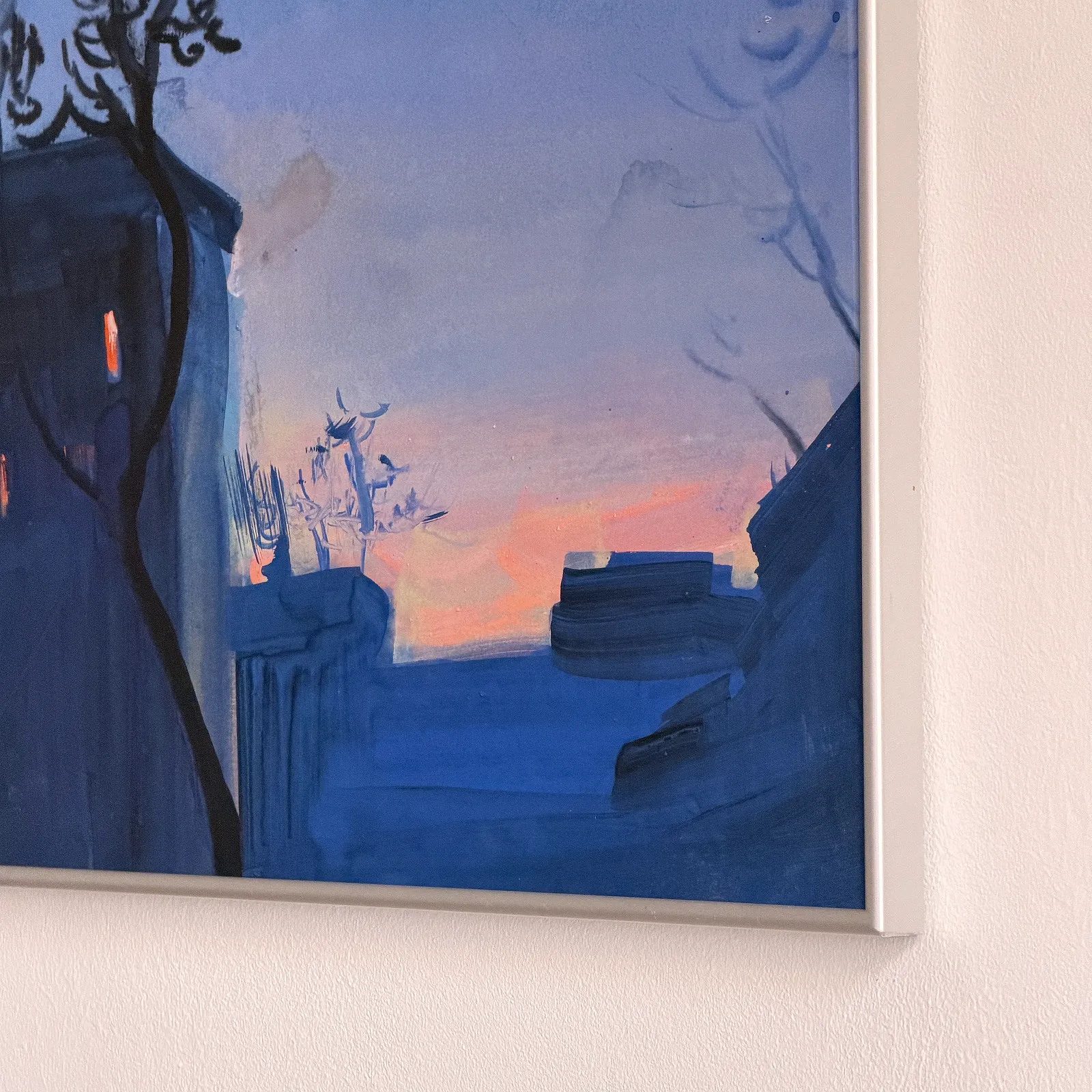 Image of KYIV NEST  by Igor Nekraha, size: 50x40 cm, made of Paper, gouache, Graphics medium, from Kyiv, part of the Gouaches series, priced at $400 Photo 4 of 4.