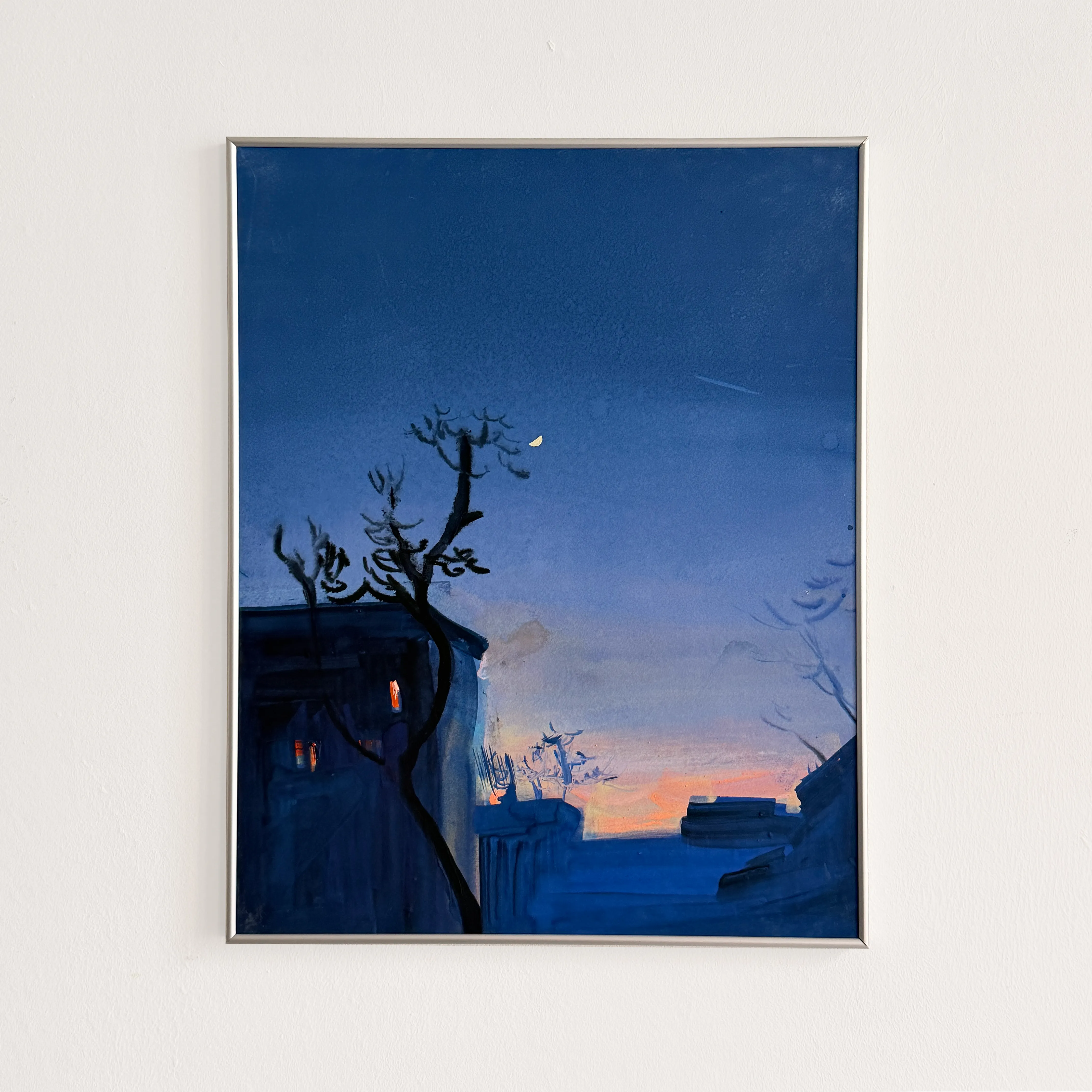 Image of KYIV NEST  by Igor Nekraha, size: 50x40 cm, made of Paper, gouache, Graphics medium, from Kyiv, part of the Gouaches series, priced at $400 Photo 1 of 4.