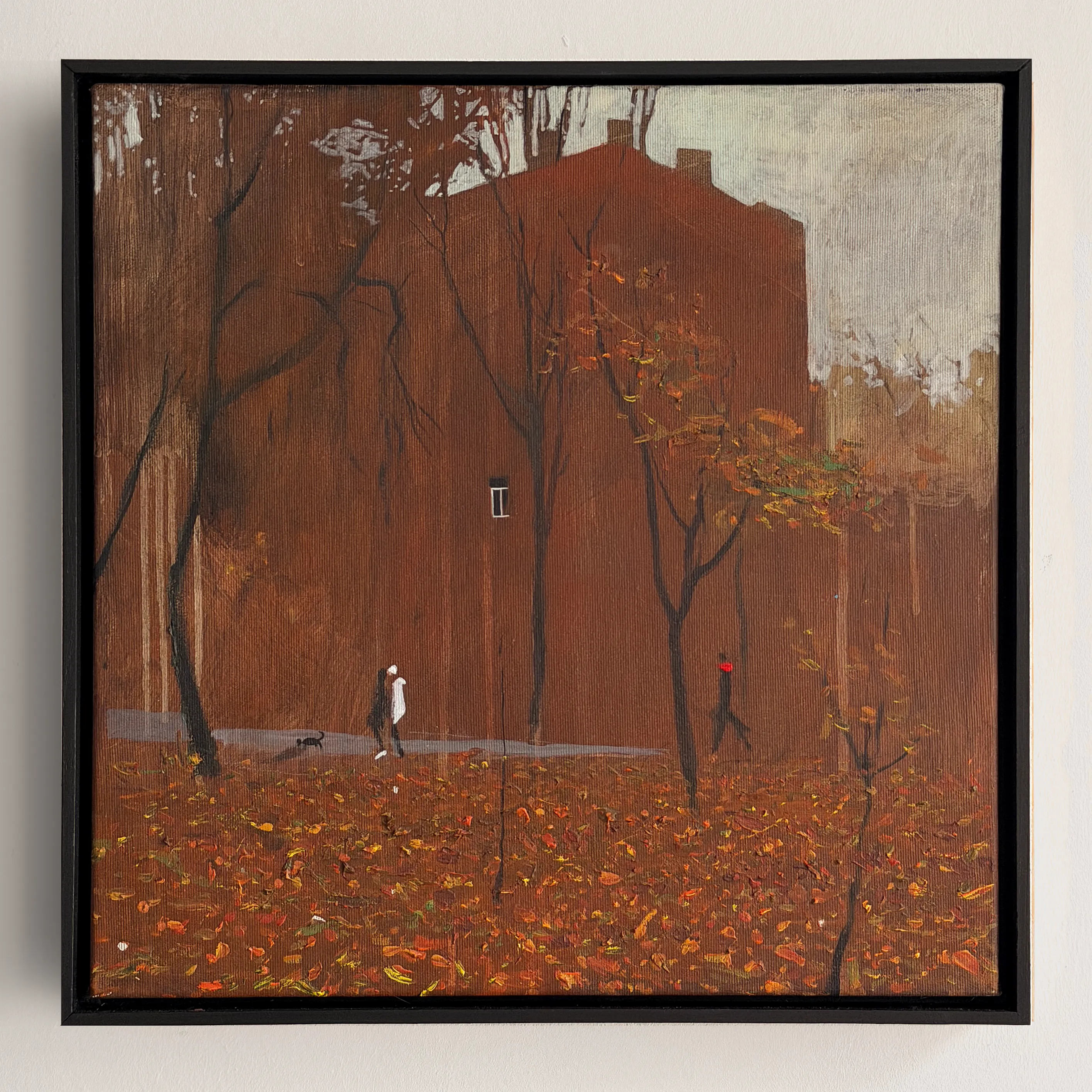 Зображення "City Square in October" від Igor Nekraha, розмір: 40x40 cm, матеріали: Acrylic on canvas, медіум: Живопис, місто: Kyiv, серія: Acrylics, ціна: $500 Фото 1 з 4.