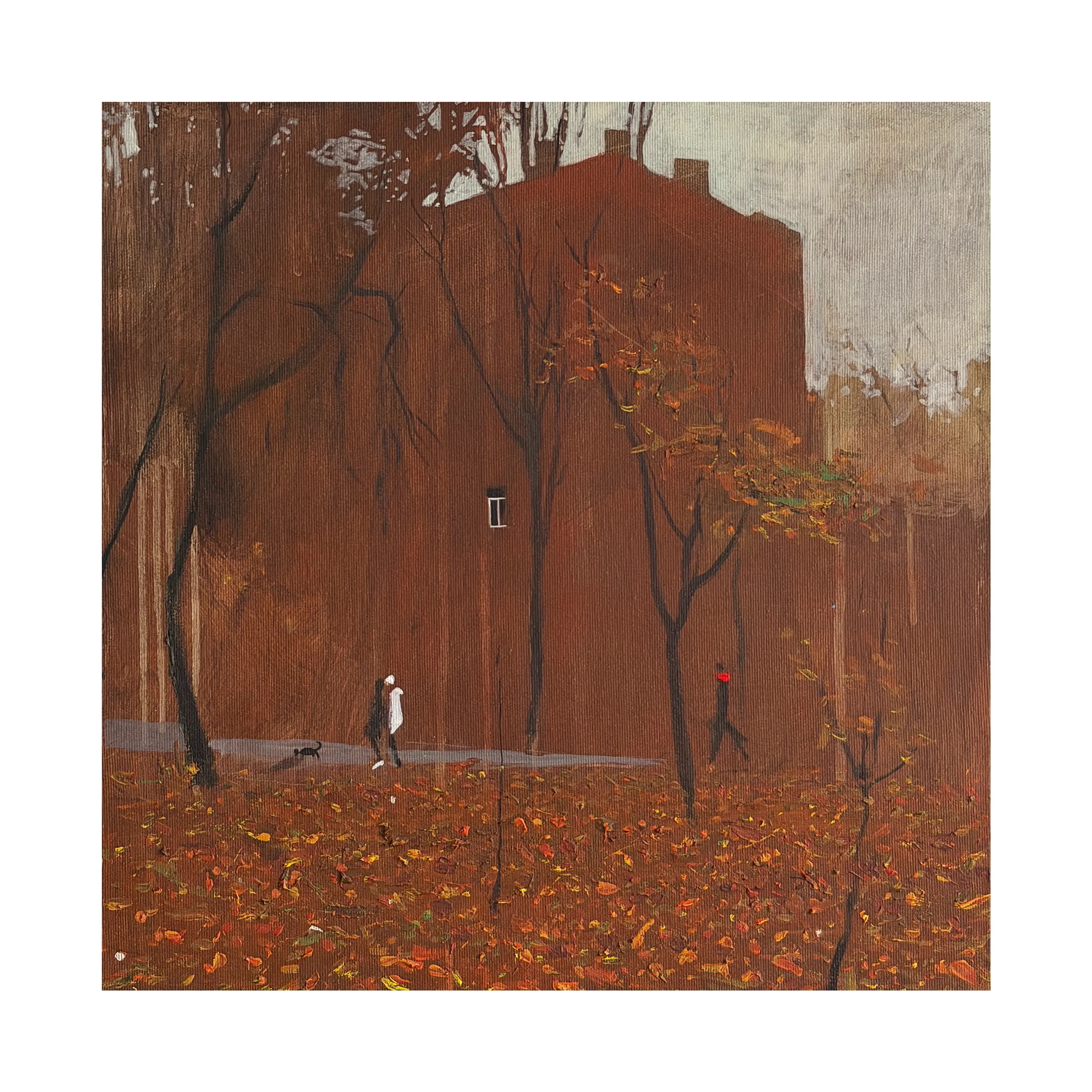 Зображення "City Square in October" від Igor Nekraha, розмір: 40x40 cm, матеріали: Acrylic on canvas, медіум: Живопис, місто: Kyiv, серія: Acrylics, ціна: $500 Фото 3 з 4.
