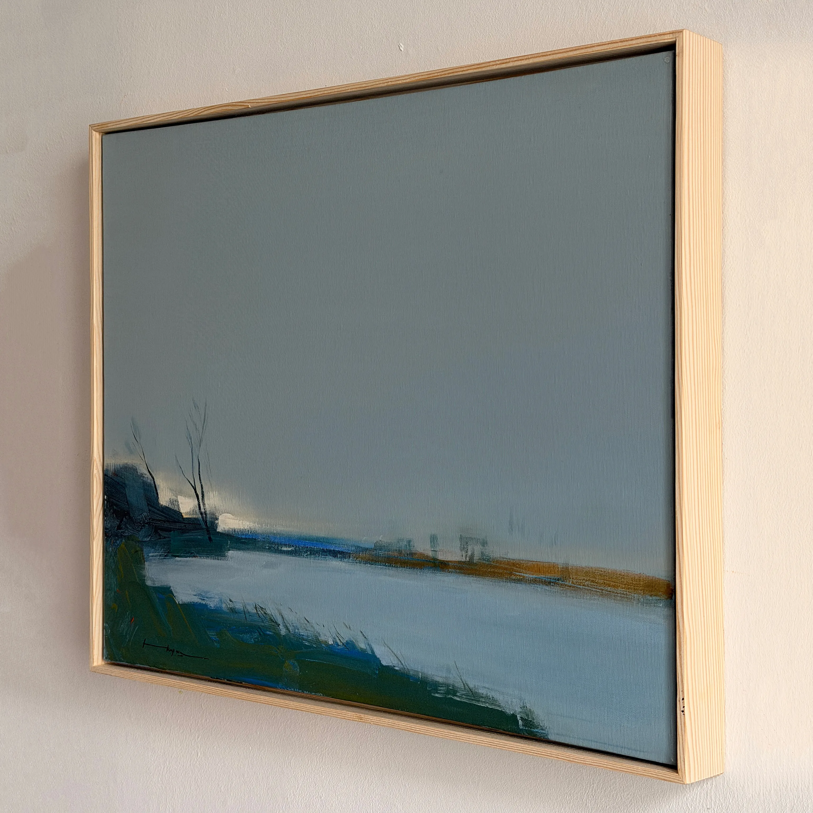 Зображення "Lakeside" від Igor Nekraha, розмір: 50x60, матеріали: Acrylic on canvas, медіум: Живопис, місто: Kyiv, серія: Acrylics, ціна: $600 Фото 3 з 4.