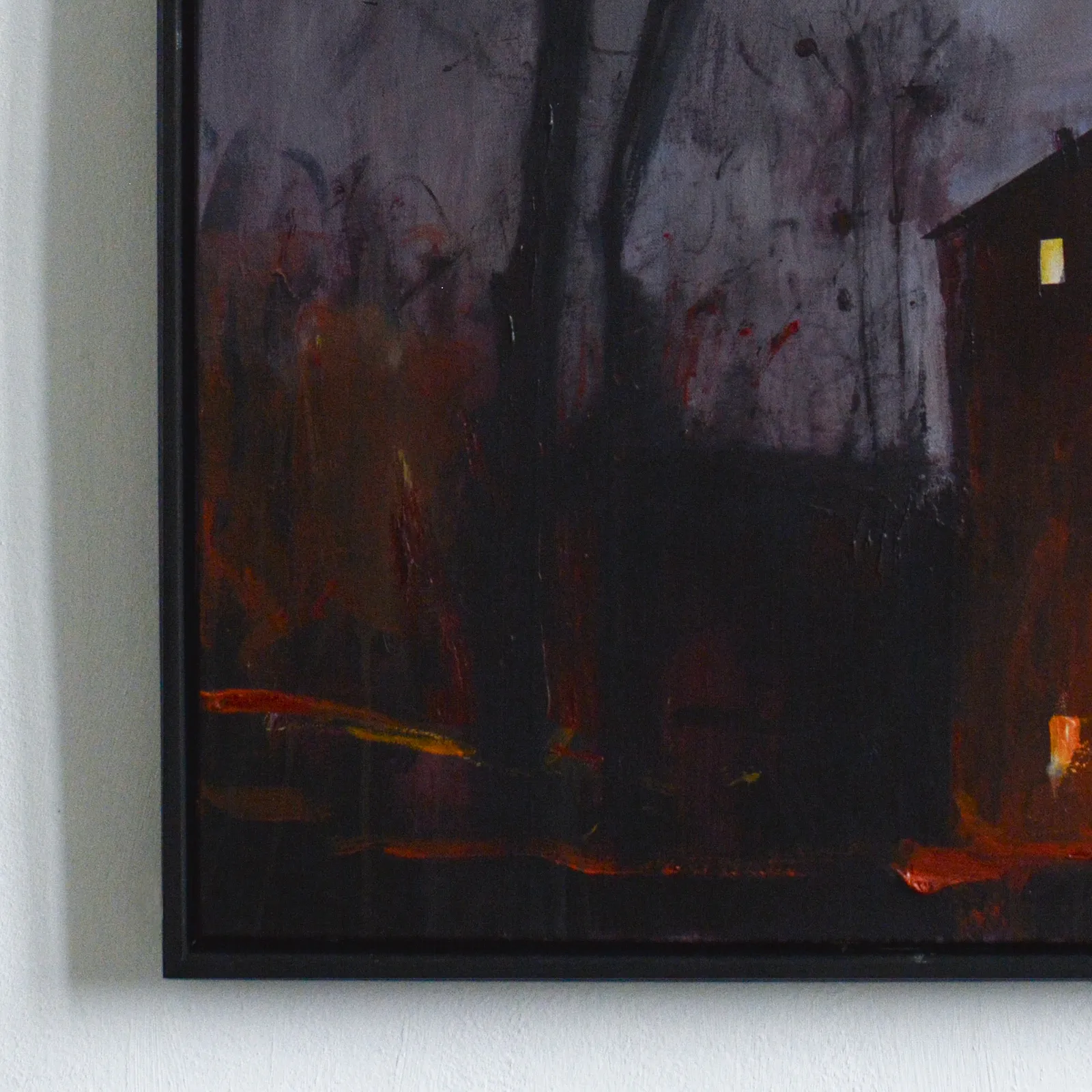 Image of Walking with Nessi. Night by Igor Nekraha, size: 80х60, made of Acrylic on canvas, Painting medium Photo 4 of 4.