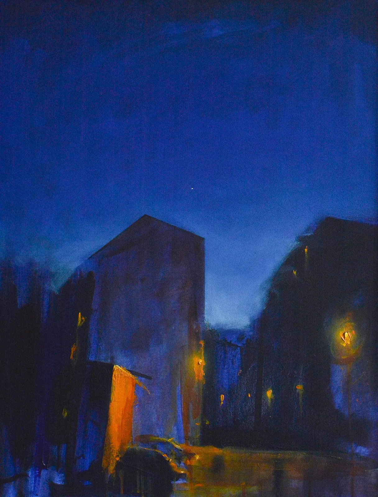 Зображення "Frosty evening in Kyiv" від Igor Nekraha, розмір: 80x60, матеріали: Acrylic on canvas, медіум: Живопис, місто: Ukraine, серія: Acrylics, ціна: $800 Фото 2 з 4.