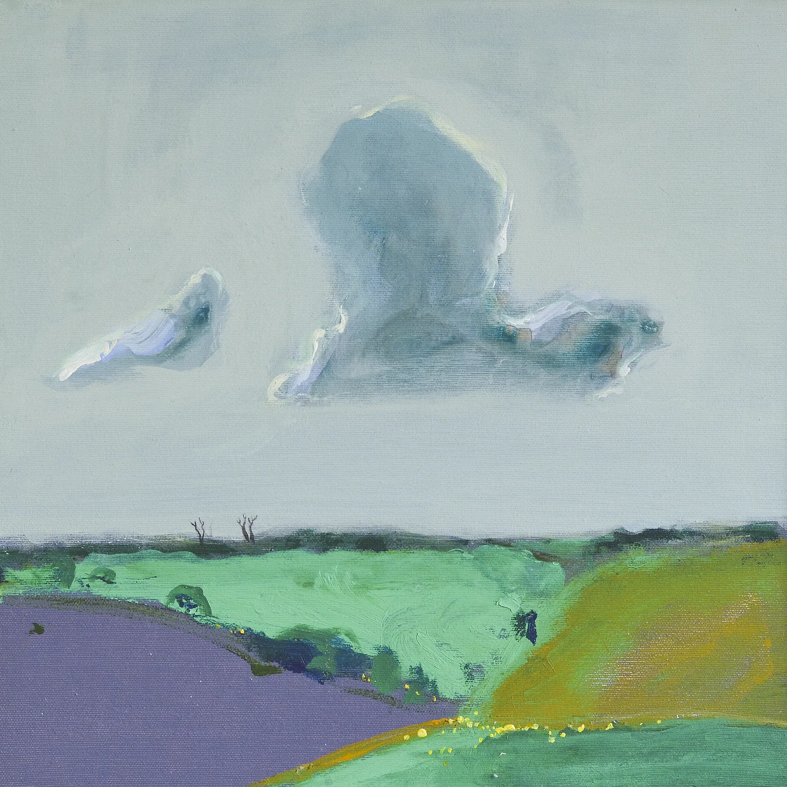 Image of April cloud by Igor Nekraha, size: 40x40, made of Acrylic on canvas, Painting medium, priced at $400 Photo 2 of 4.