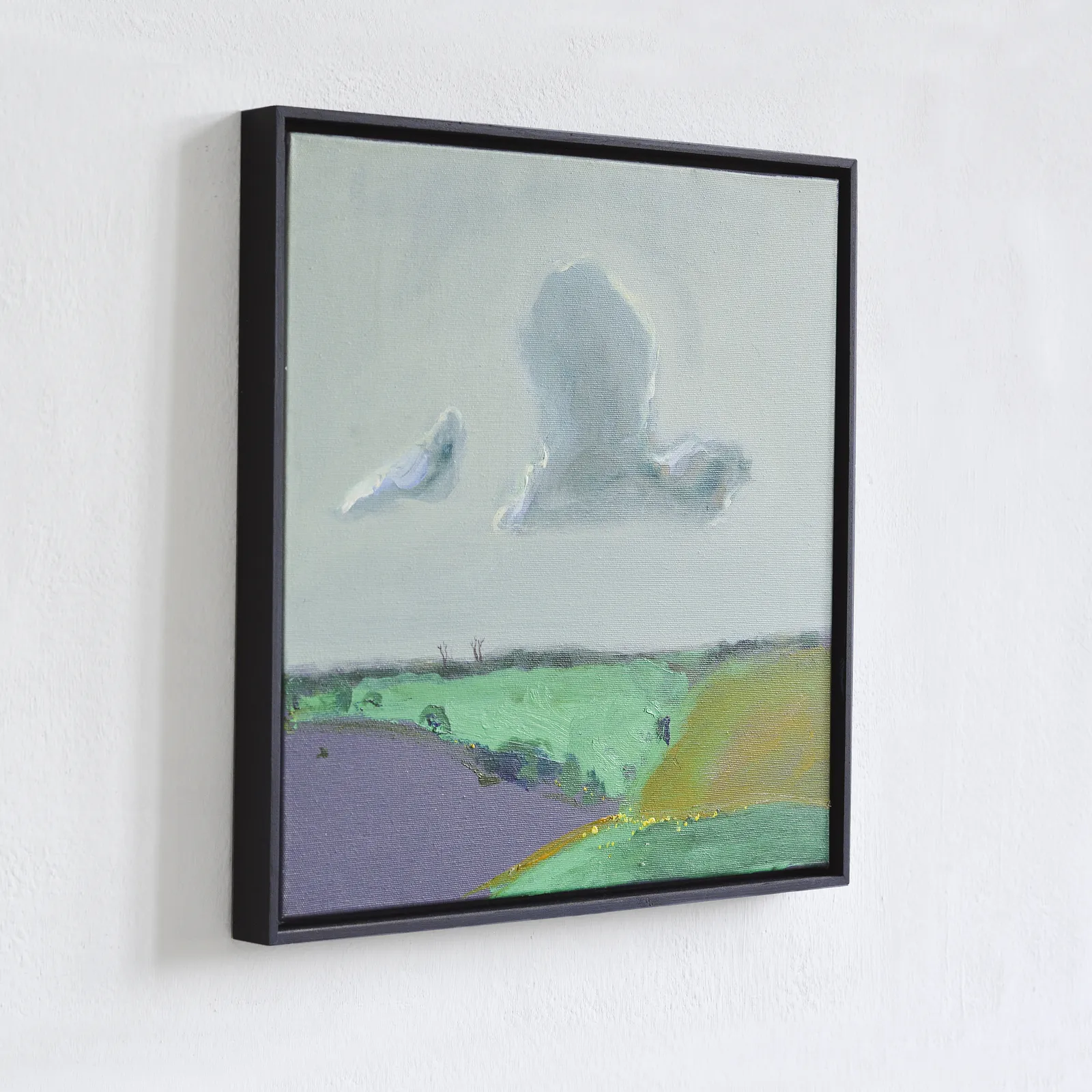 Image of April cloud by Igor Nekraha, size: 40x40, made of Acrylic on canvas, Painting medium, priced at $400 Photo 3 of 4.