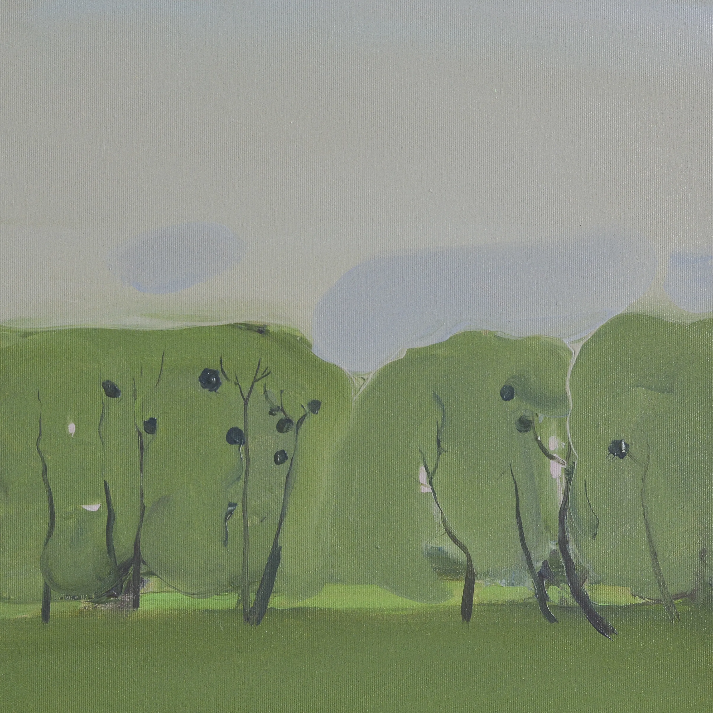 Image of Trees by Igor Nekraha, size: 40x40, made of Acrylic on canvas, Painting medium, priced at $400 Photo 2 of 4.
