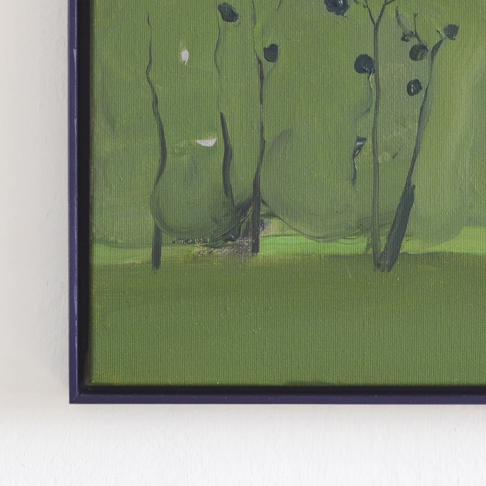 Image of Trees by Igor Nekraha, size: 40x40, made of Acrylic on canvas, Painting medium, priced at $400 Photo 4 of 4.