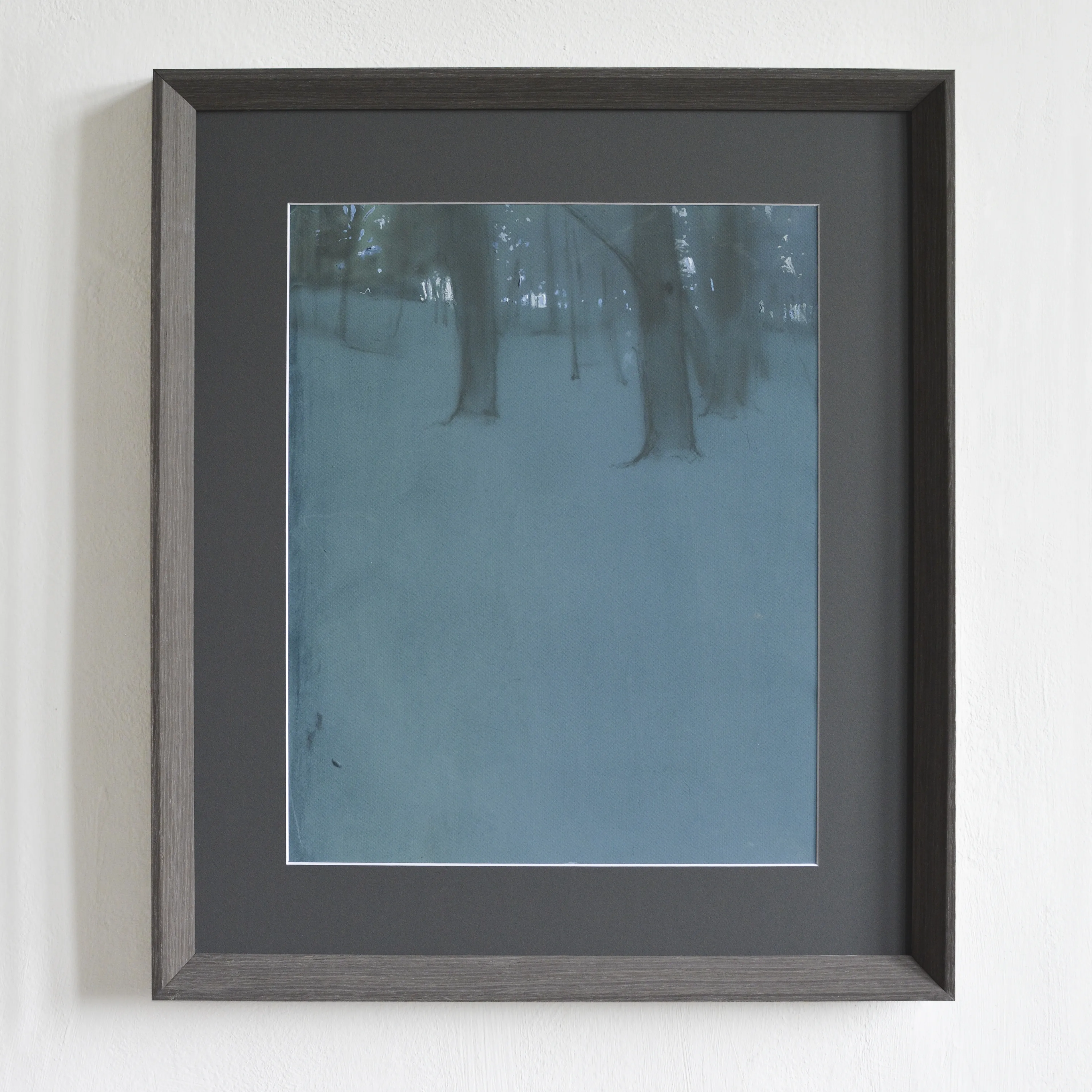 Image of Between the trees by Igor Nekraha, size: 50x40, made of Gouache on paper, Graphics medium, priced at $400 Photo 1 of 3.