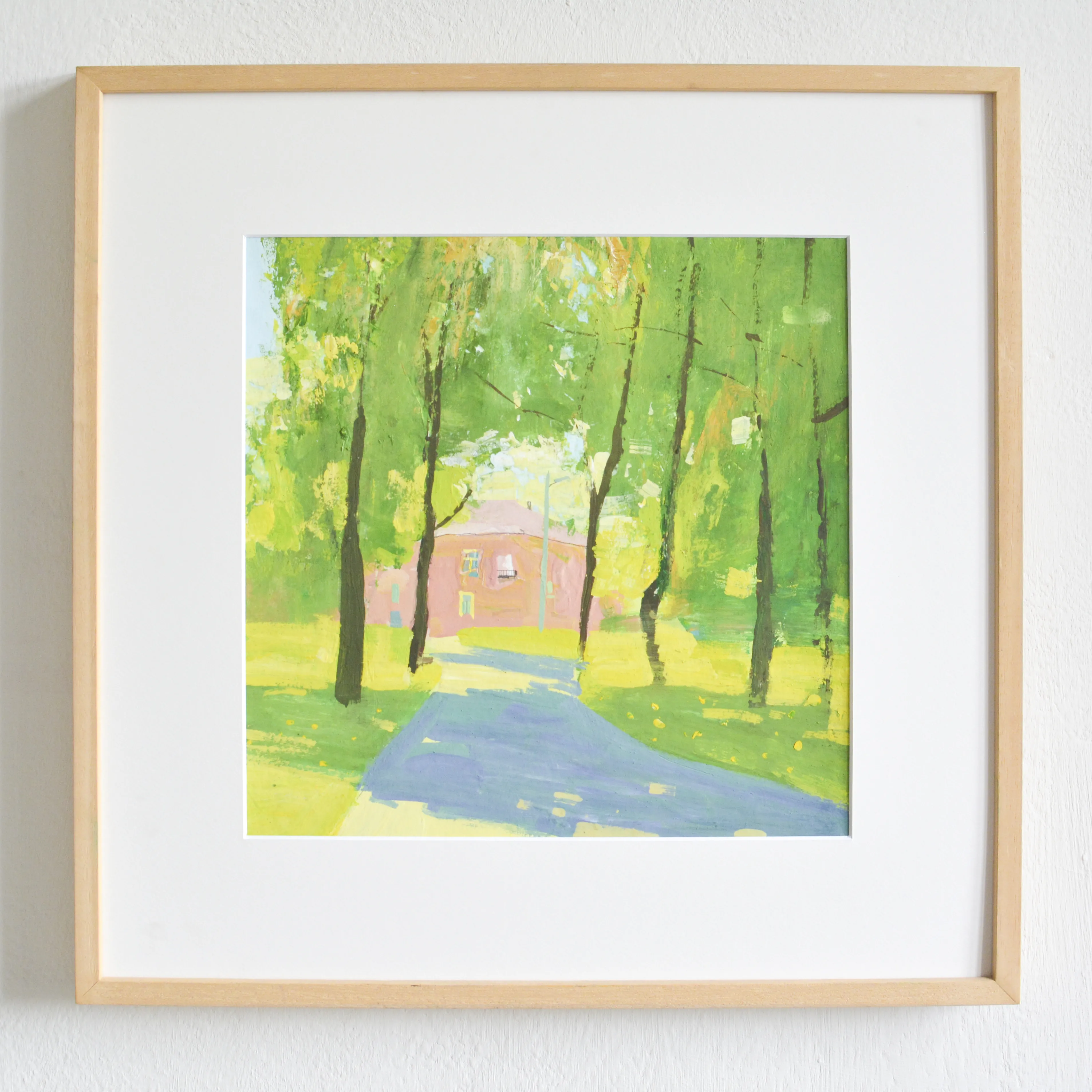 Image of Kyiv etude by Igor Nekraha, size: 30x30, made of Gouache on paper, Graphics medium, priced at $350 Photo 1 of 4.